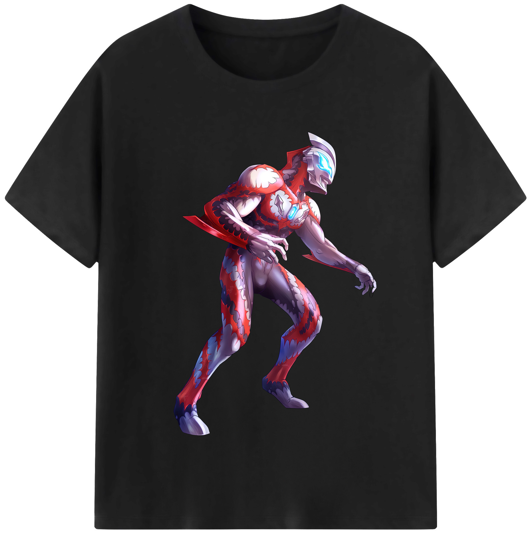 （画像用） ウルトラマン Ultraman レディースカジュアルプリントTシャツ（綿100％）