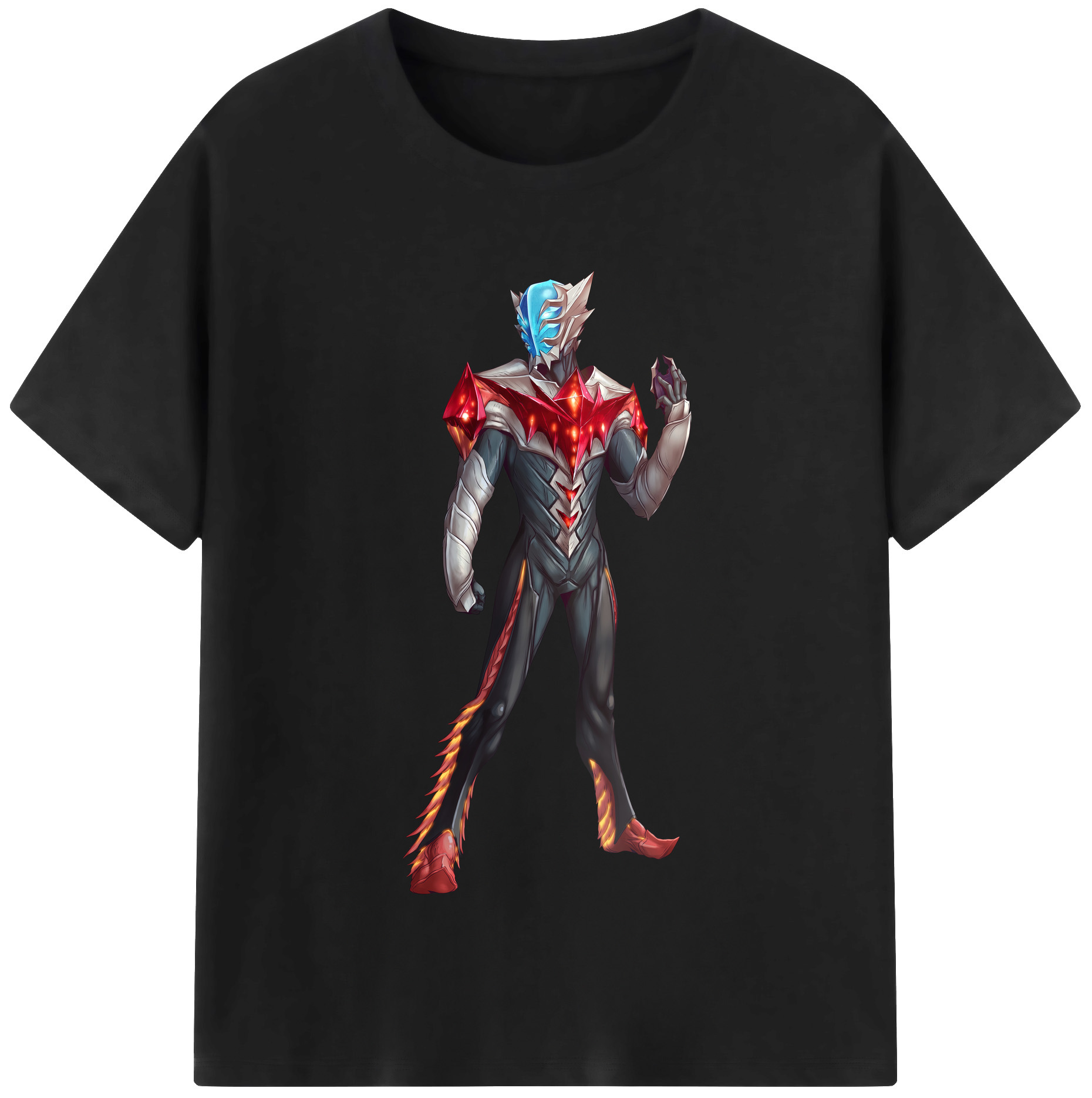 （画像用） ウルトラマン Ultraman レディースカジュアルプリントTシャツ（綿100％）