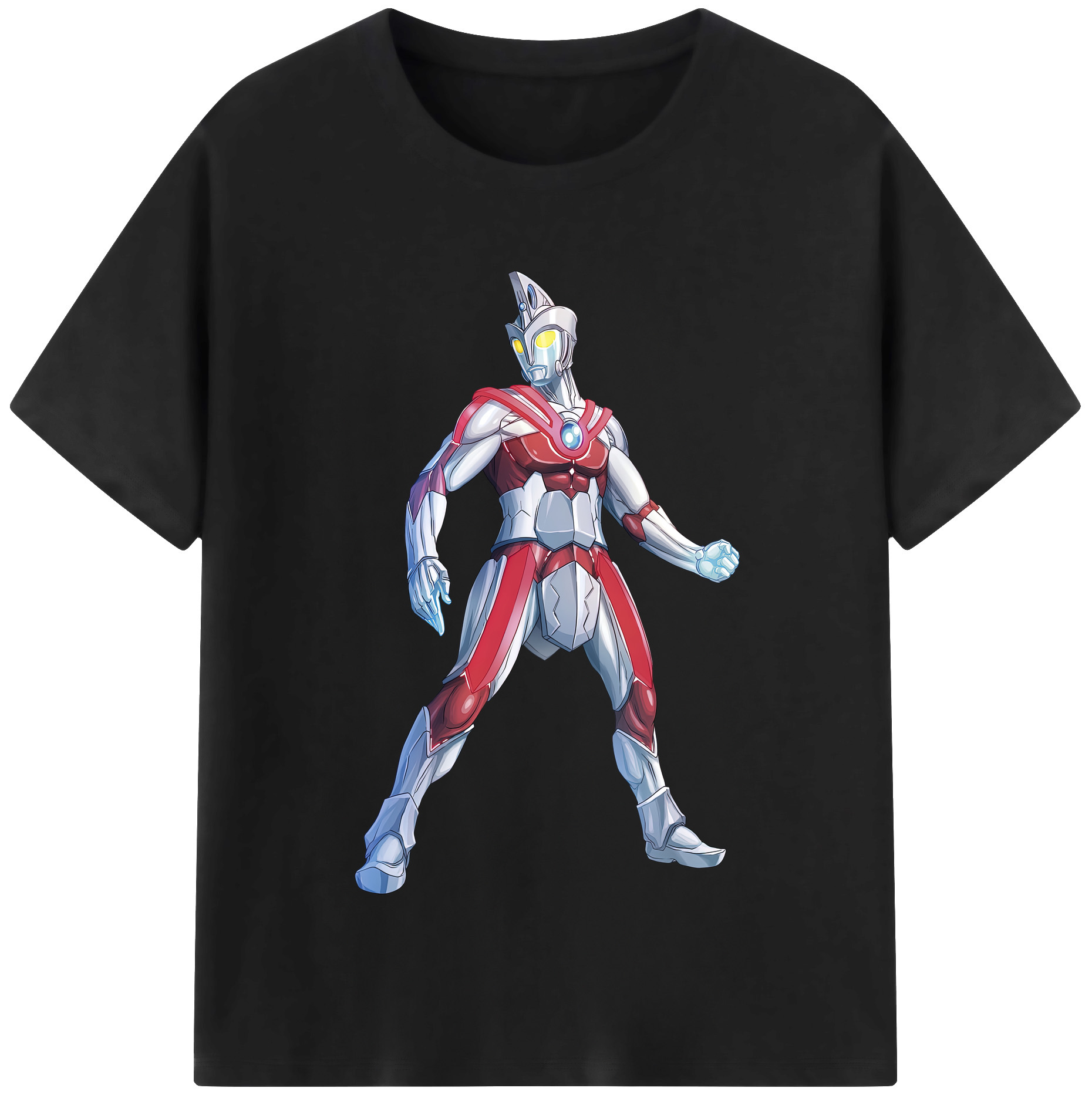 （画像用） ウルトラマン Ultraman レディースカジュアルプリントTシャツ（綿100％）