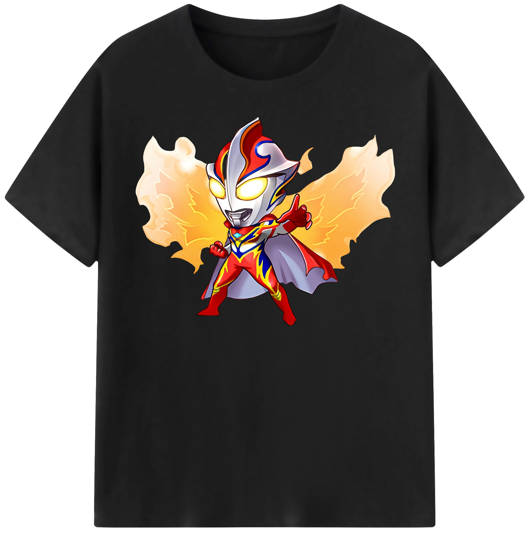 （画像用） ウルトラマン Ultraman レディースカジュアルプリントTシャツ（綿100％）