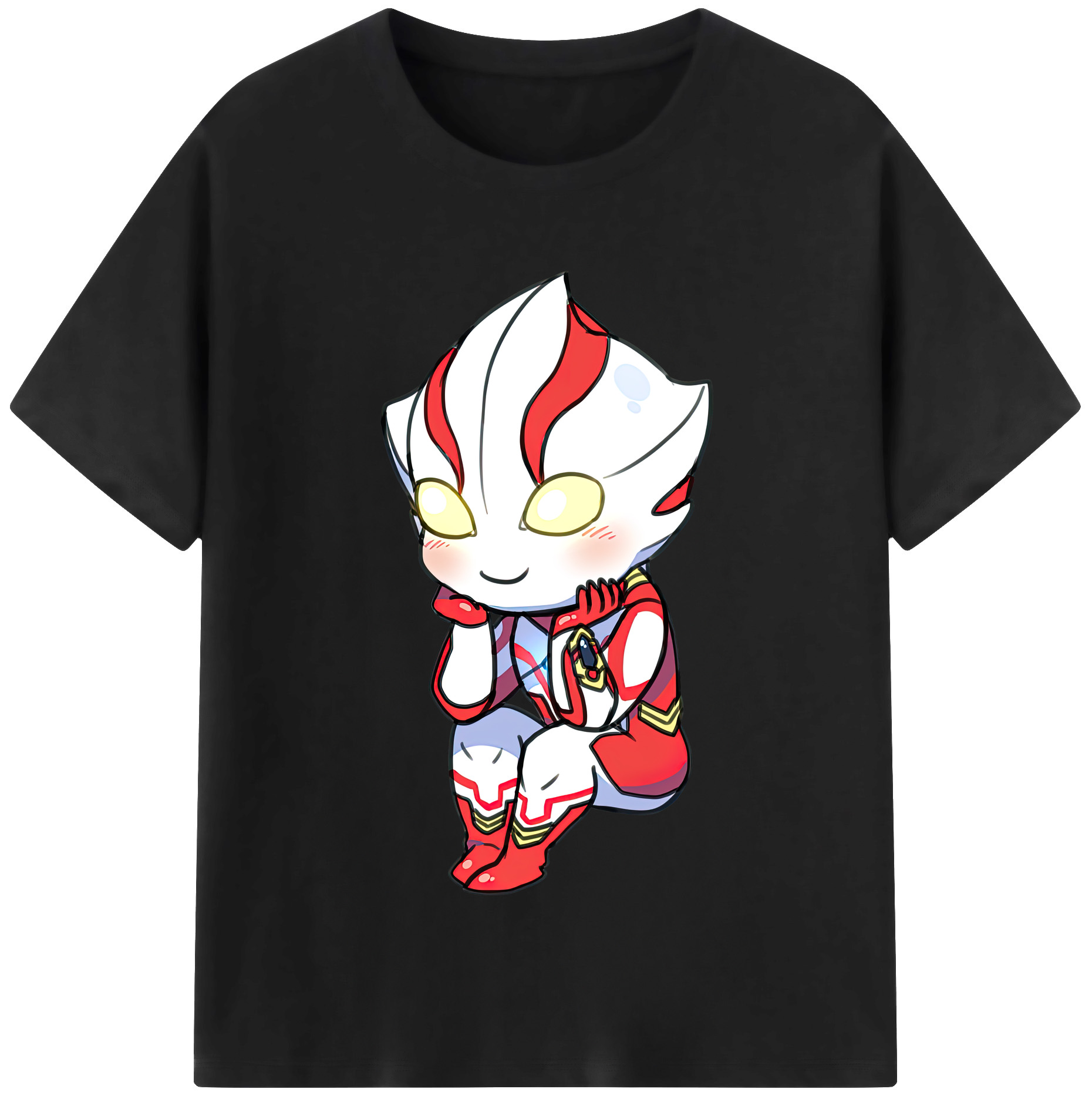 （画像用） ウルトラマン Ultraman レディースカジュアルプリントTシャツ（綿100％）