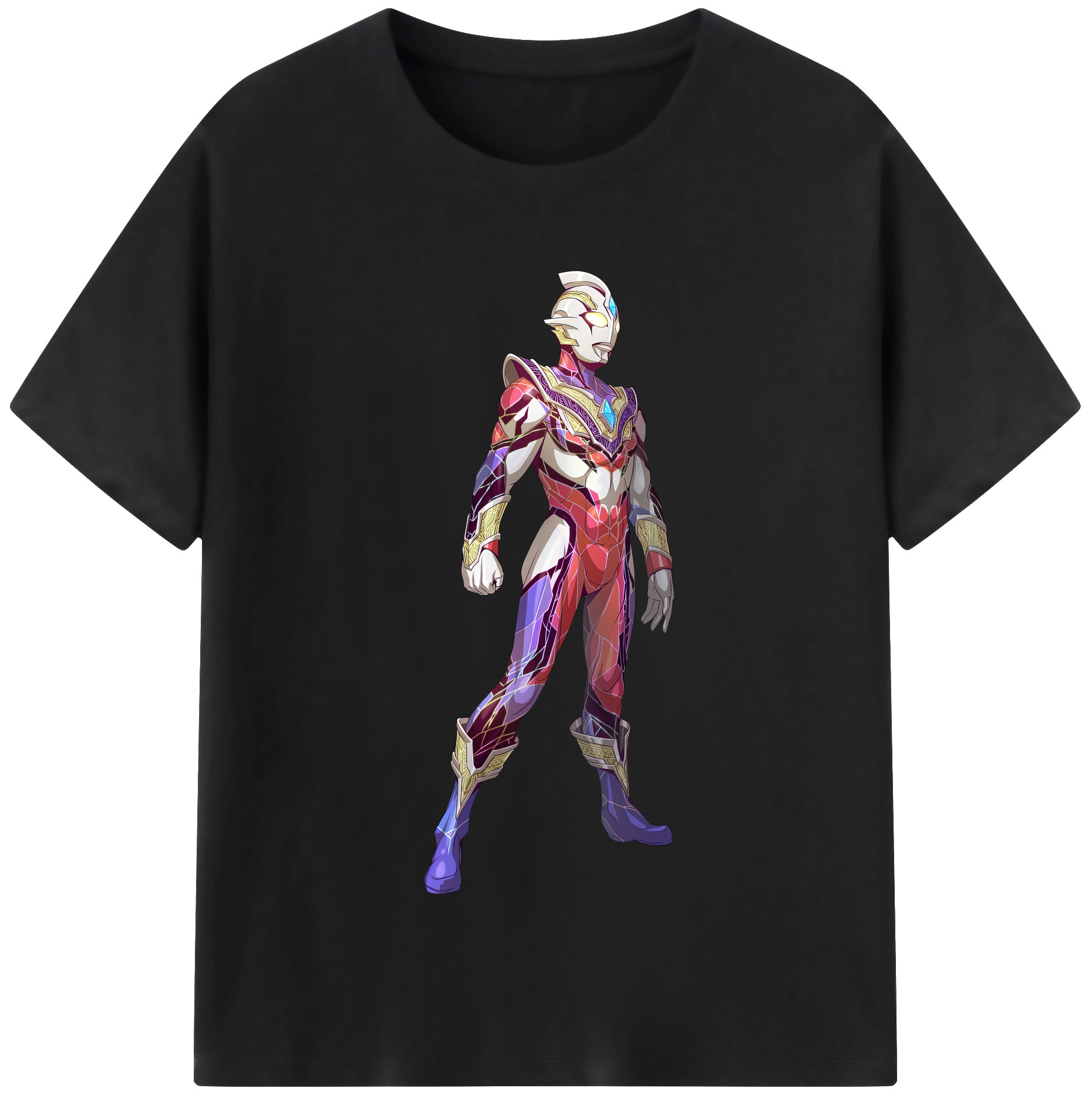 （画像用） ウルトラマン Ultraman レディースカジュアルプリントTシャツ（綿100％）