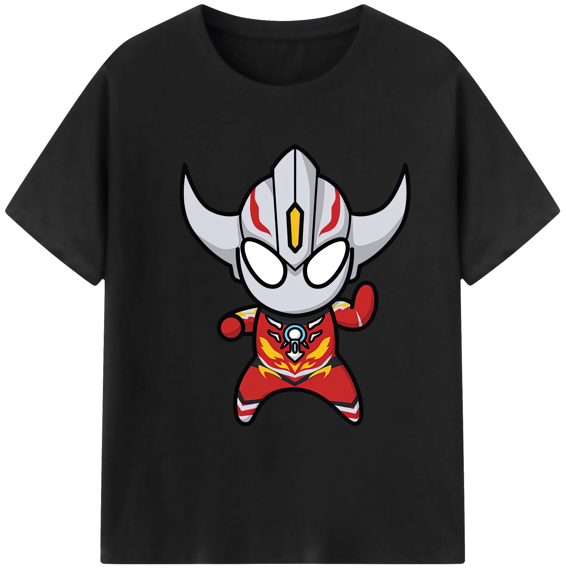 （画像用） ウルトラマン Ultraman レディースカジュアルプリントTシャツ（綿100％）