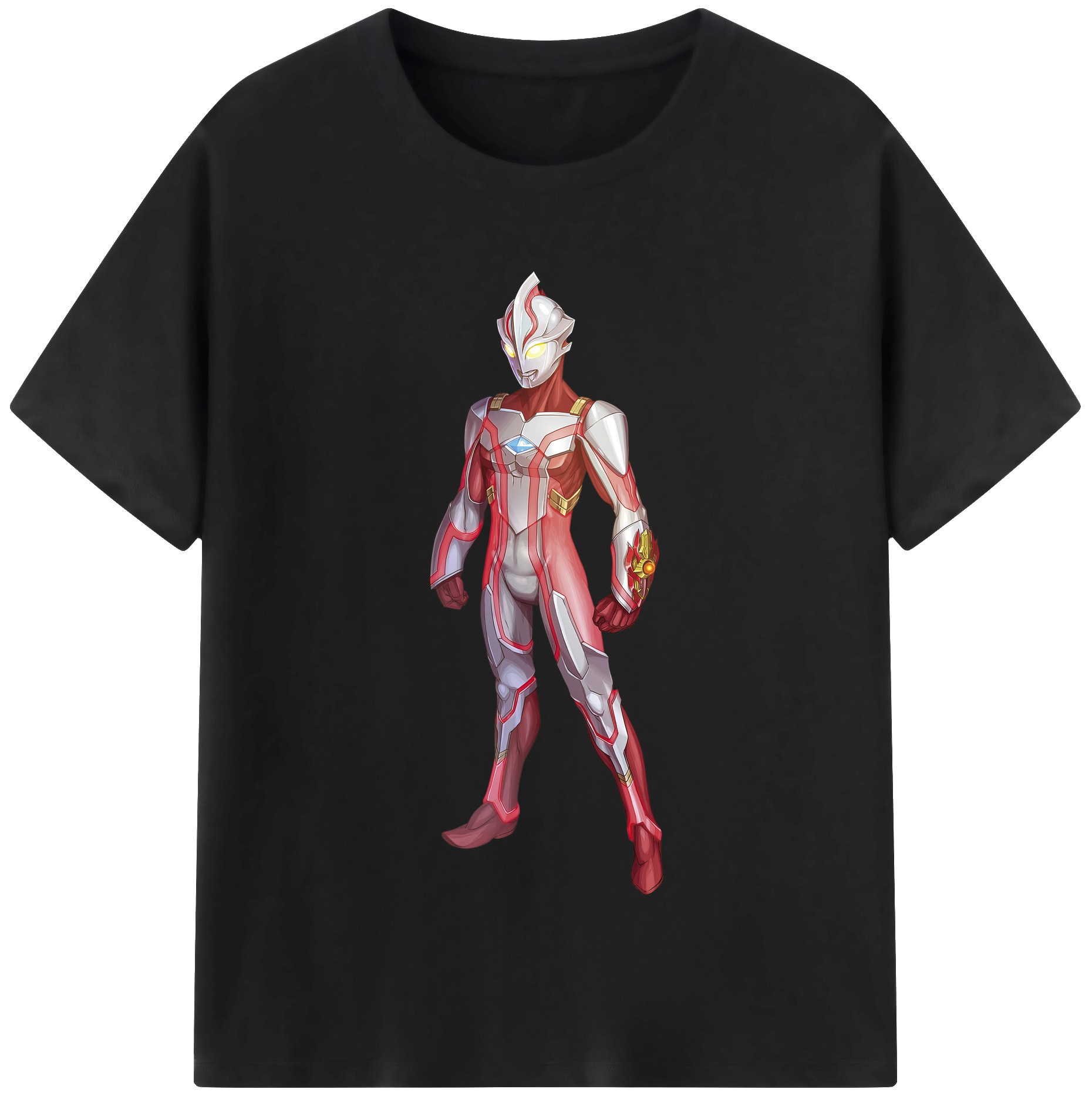 （画像用） ウルトラマン Ultraman レディースカジュアルプリントTシャツ（綿100％）