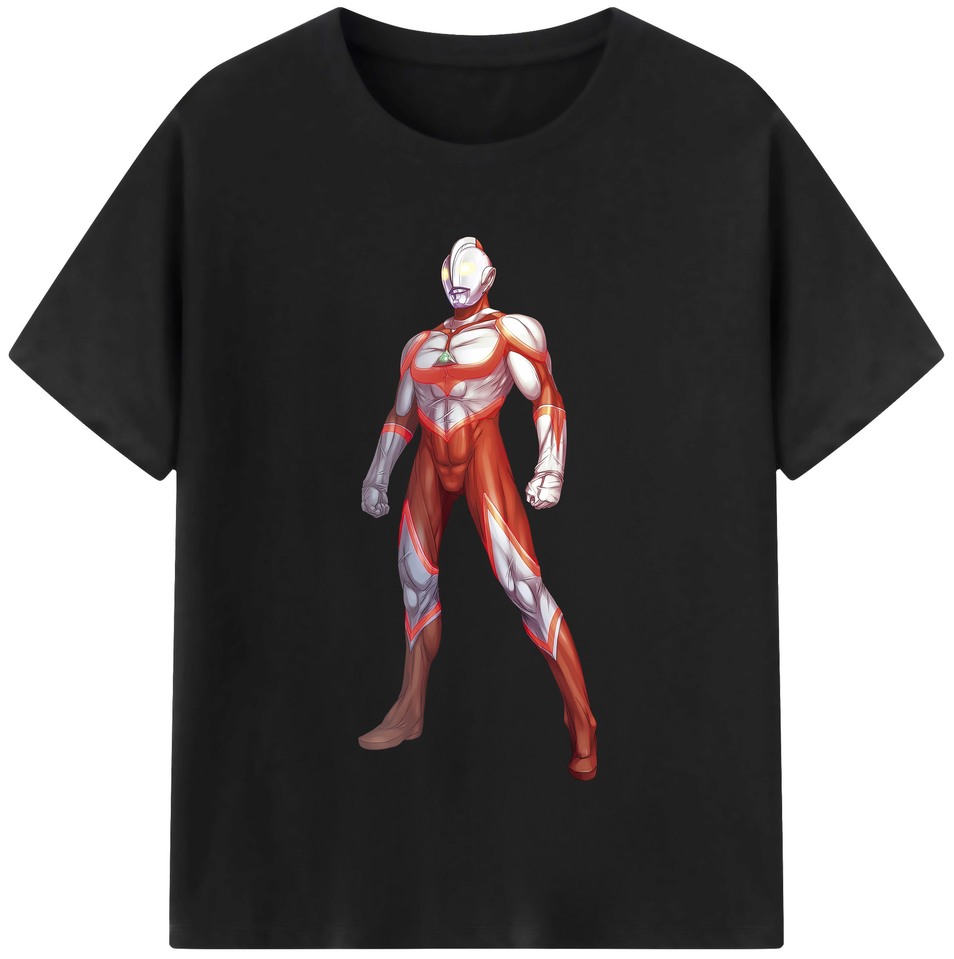 （画像用） ウルトラマン Ultraman レディースカジュアルプリントTシャツ（綿100％）