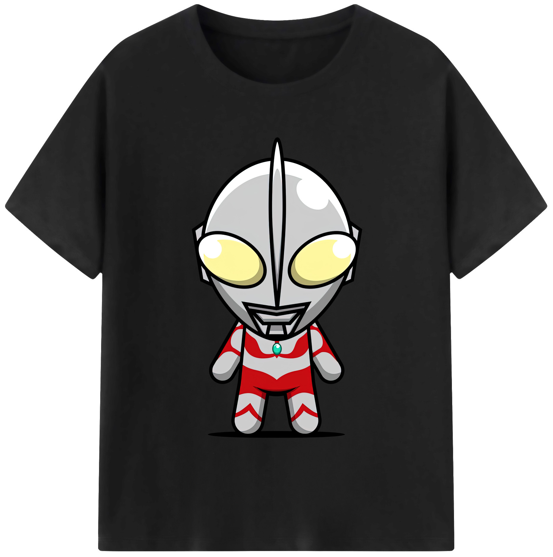 （画像用） ウルトラマン Ultraman レディースカジュアルプリントTシャツ（綿100％）
