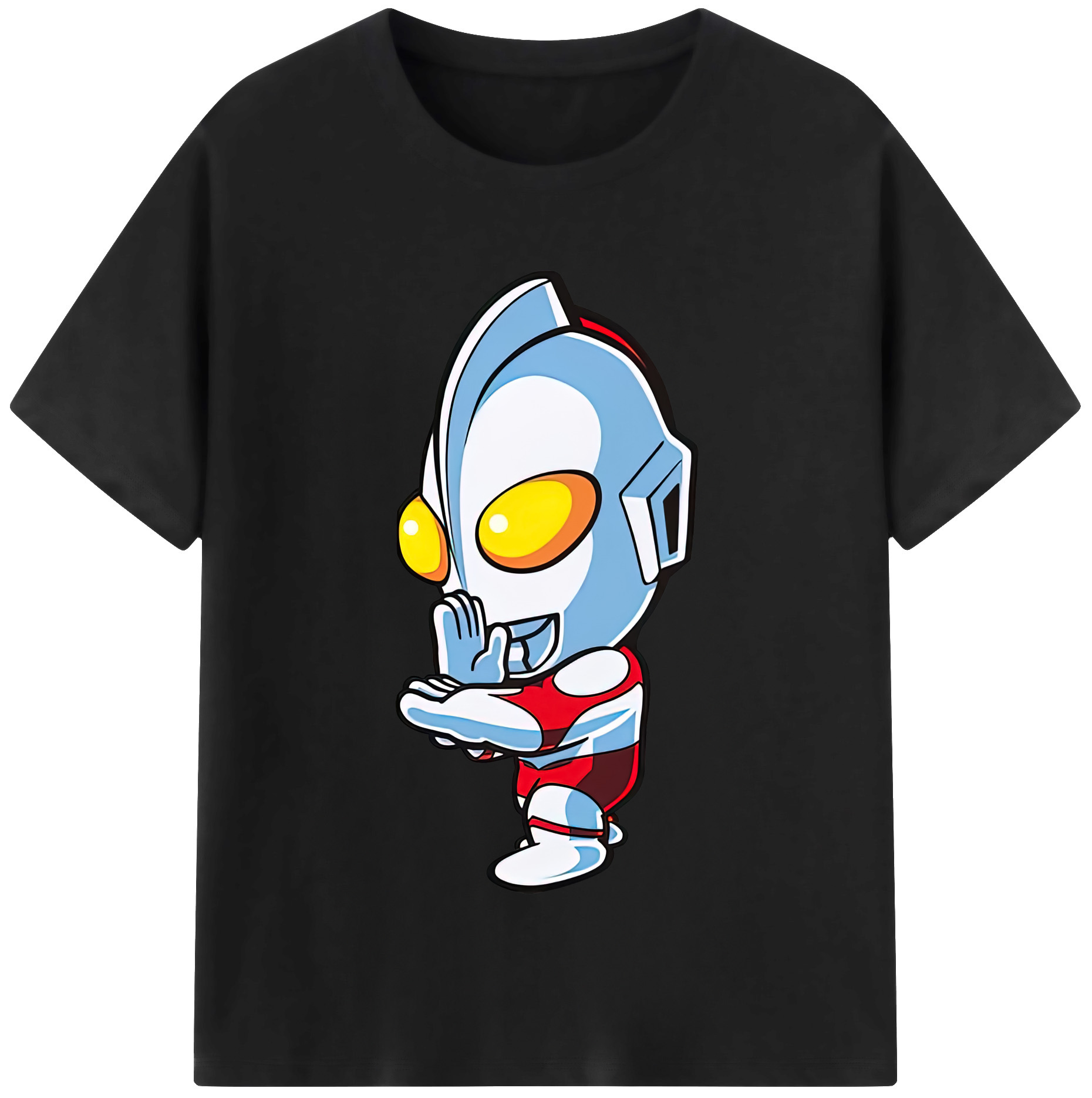 （画像用） ウルトラマン Ultraman レディースカジュアルプリントTシャツ（綿100％）