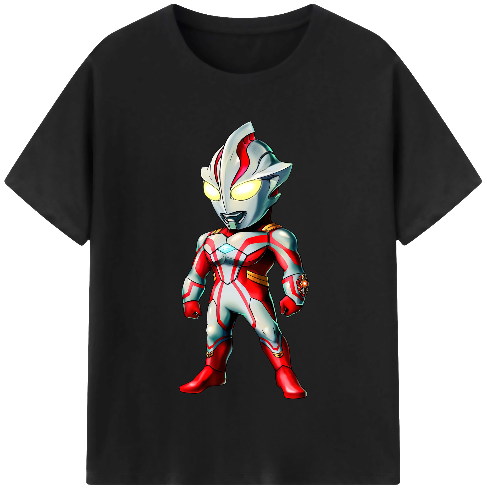 （画像用） ウルトラマン Ultraman レディースカジュアルプリントTシャツ（綿100％）