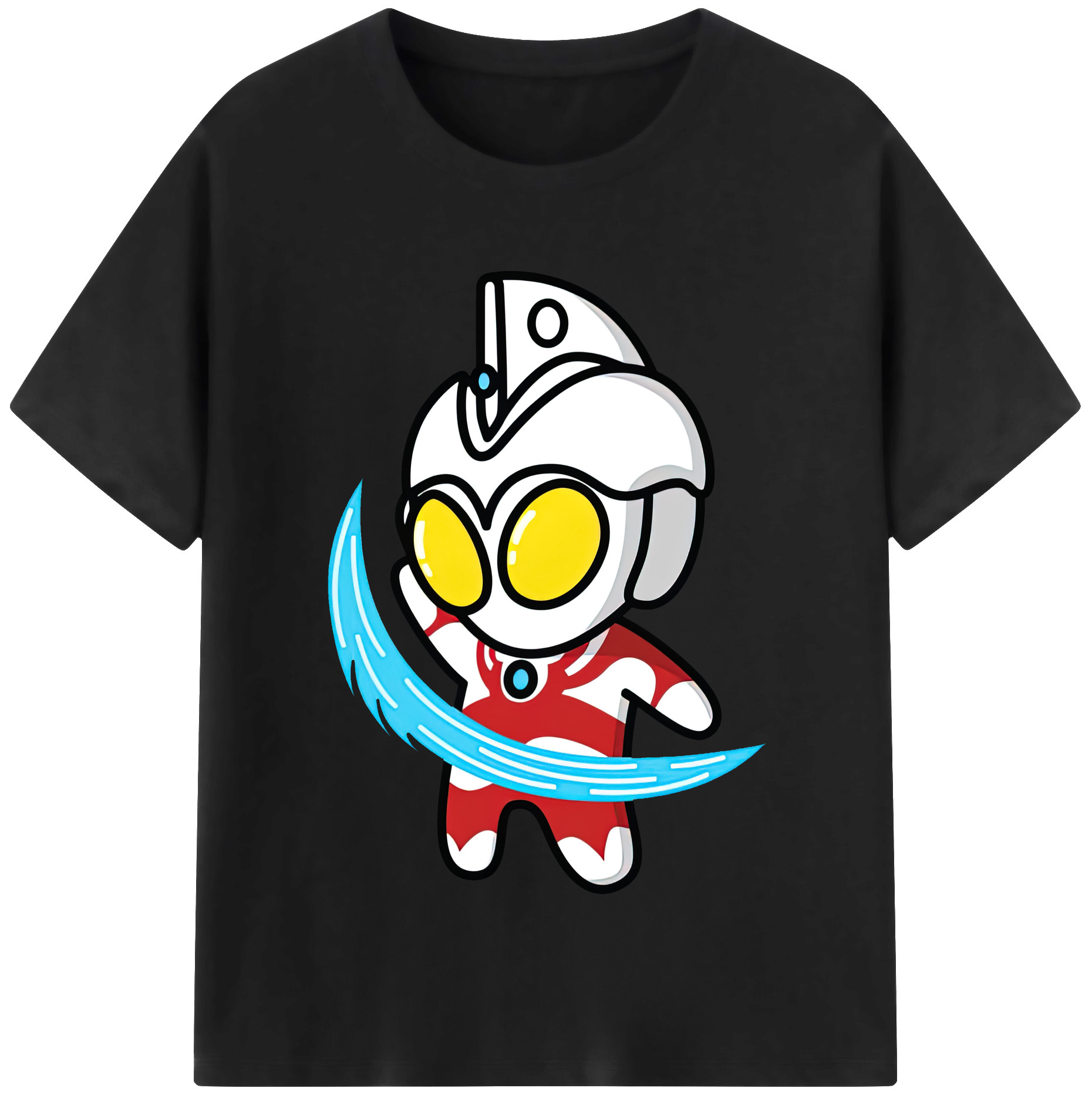 （画像用） ウルトラマン Ultraman レディースカジュアルプリントTシャツ（綿100％）