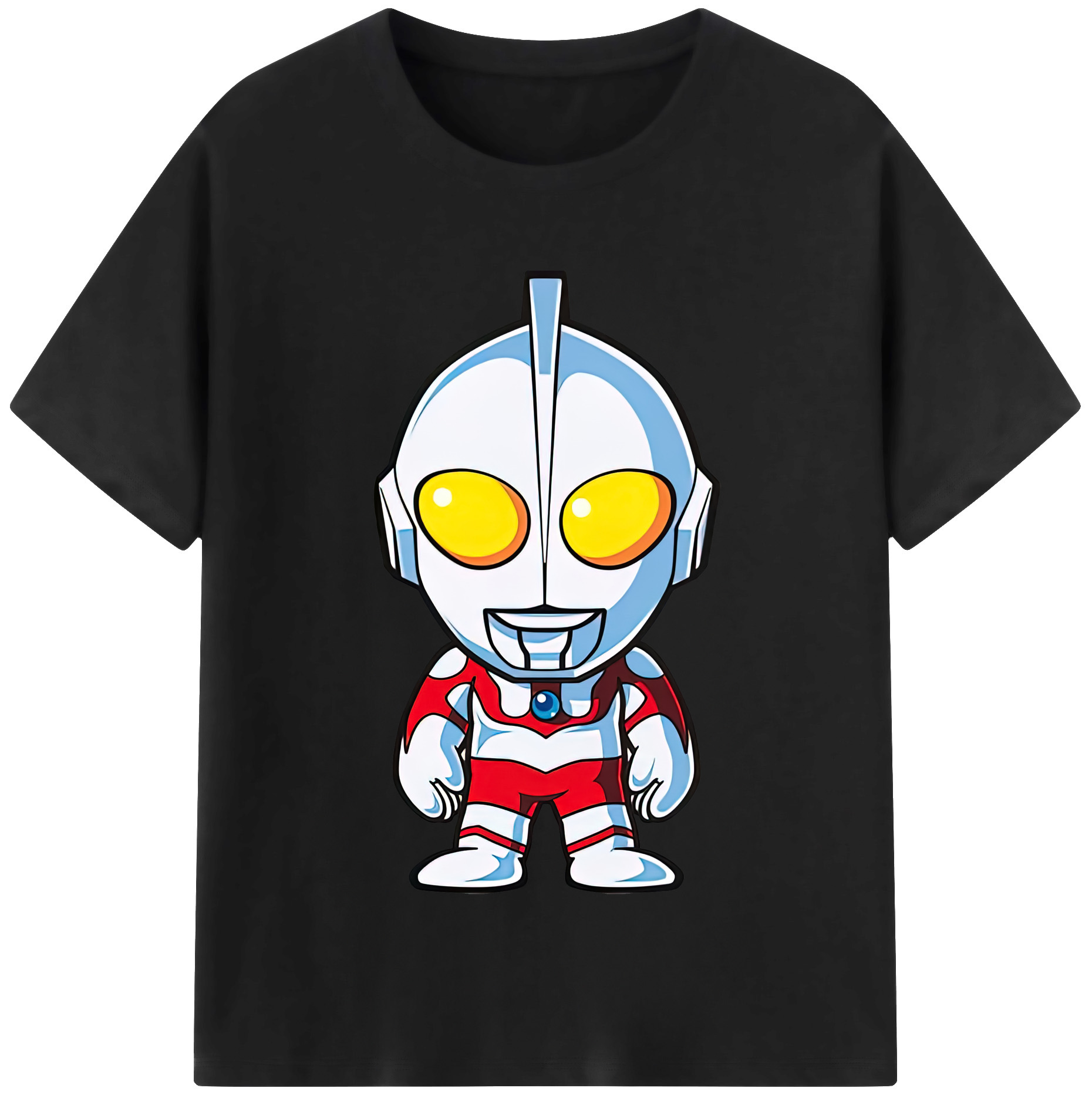 （画像用） ウルトラマン Ultraman レディースカジュアルプリントTシャツ（綿100％）