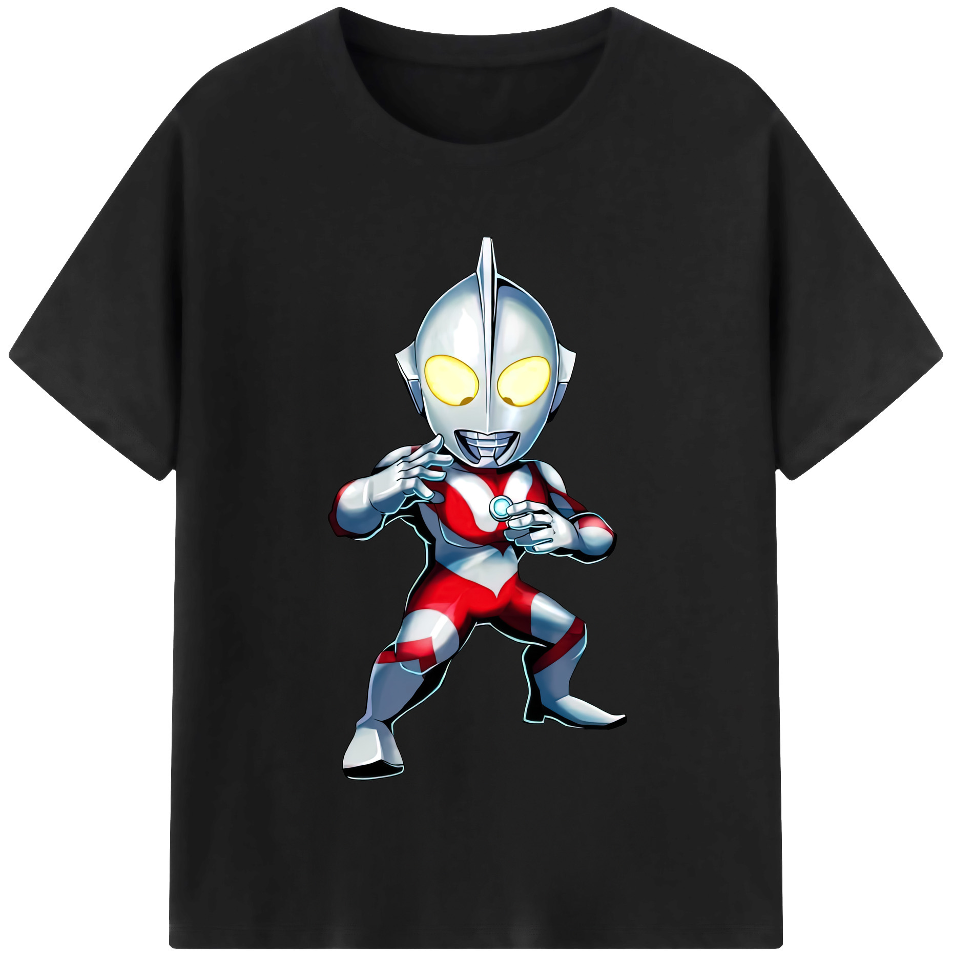 （画像用） ウルトラマン Ultraman レディースカジュアルプリントTシャツ（綿100％）
