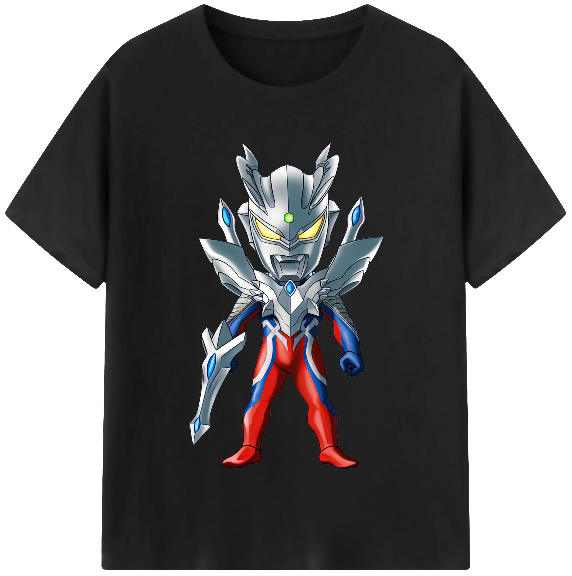 （画像用） ウルトラマン Ultraman レディースカジュアルプリントTシャツ（綿100％）