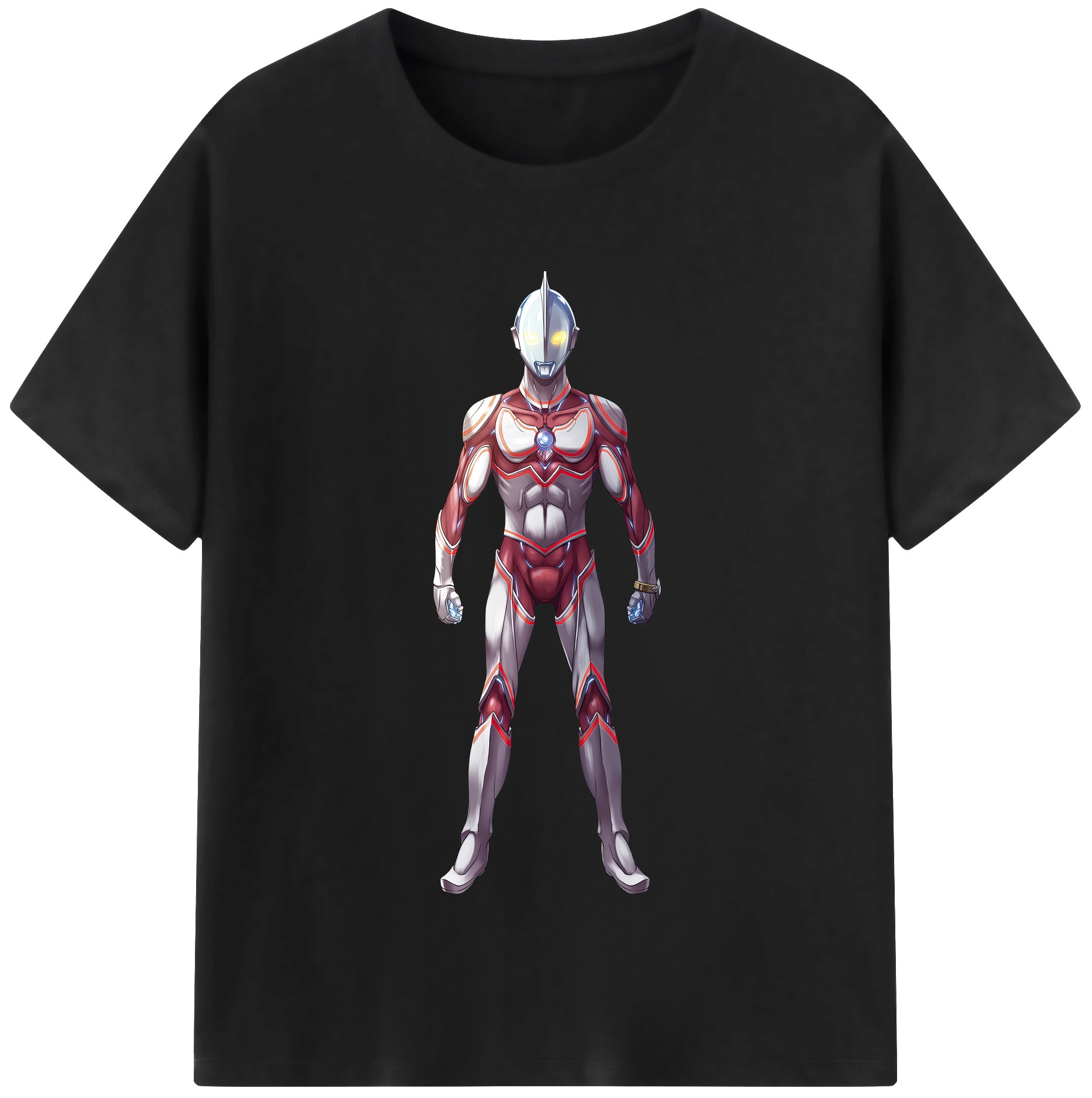 （画像用） ウルトラマン Ultraman レディースカジュアルプリントTシャツ（綿100％）