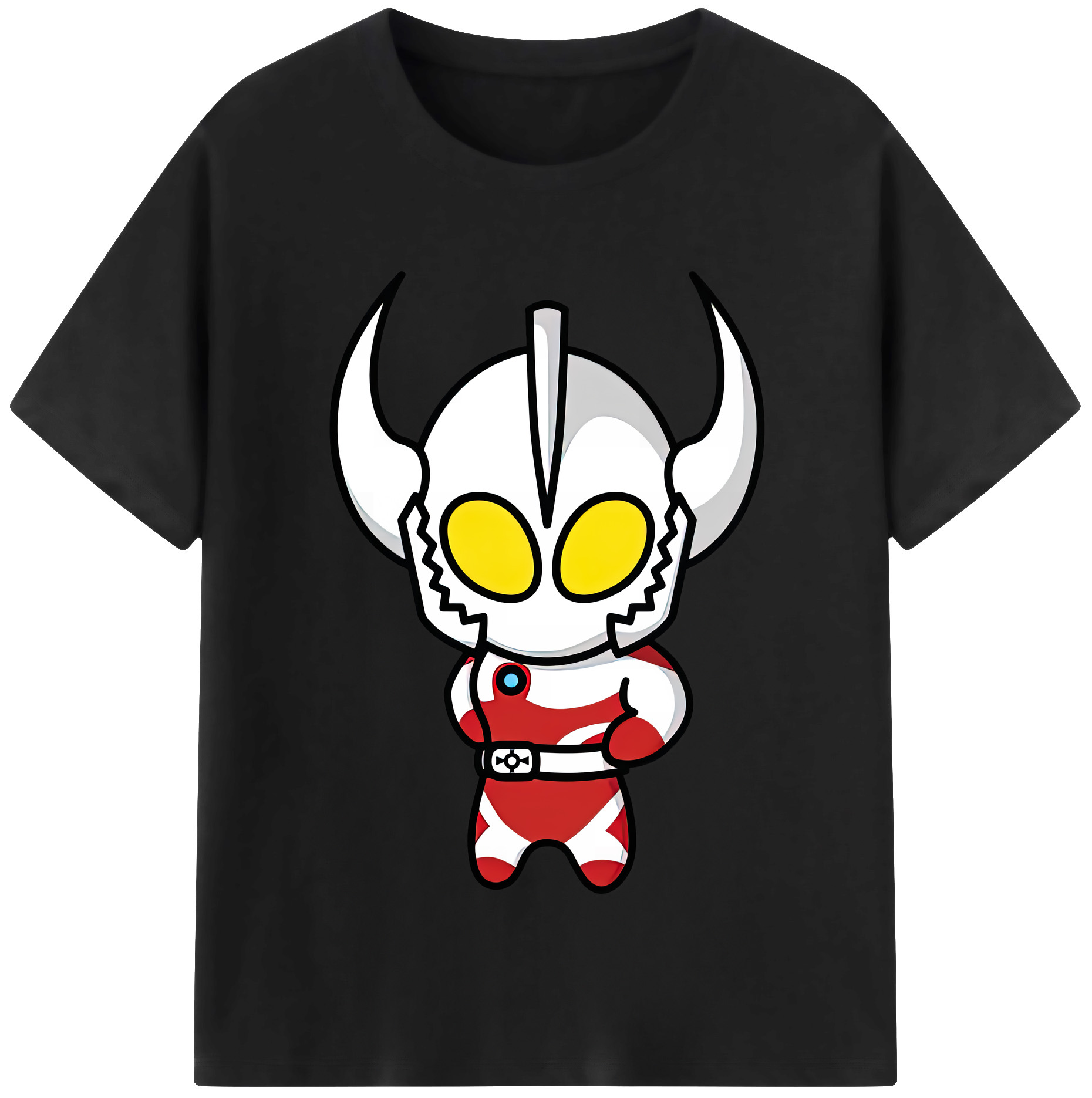 （画像用） ウルトラマン Ultraman レディースカジュアルプリントTシャツ（綿100％）