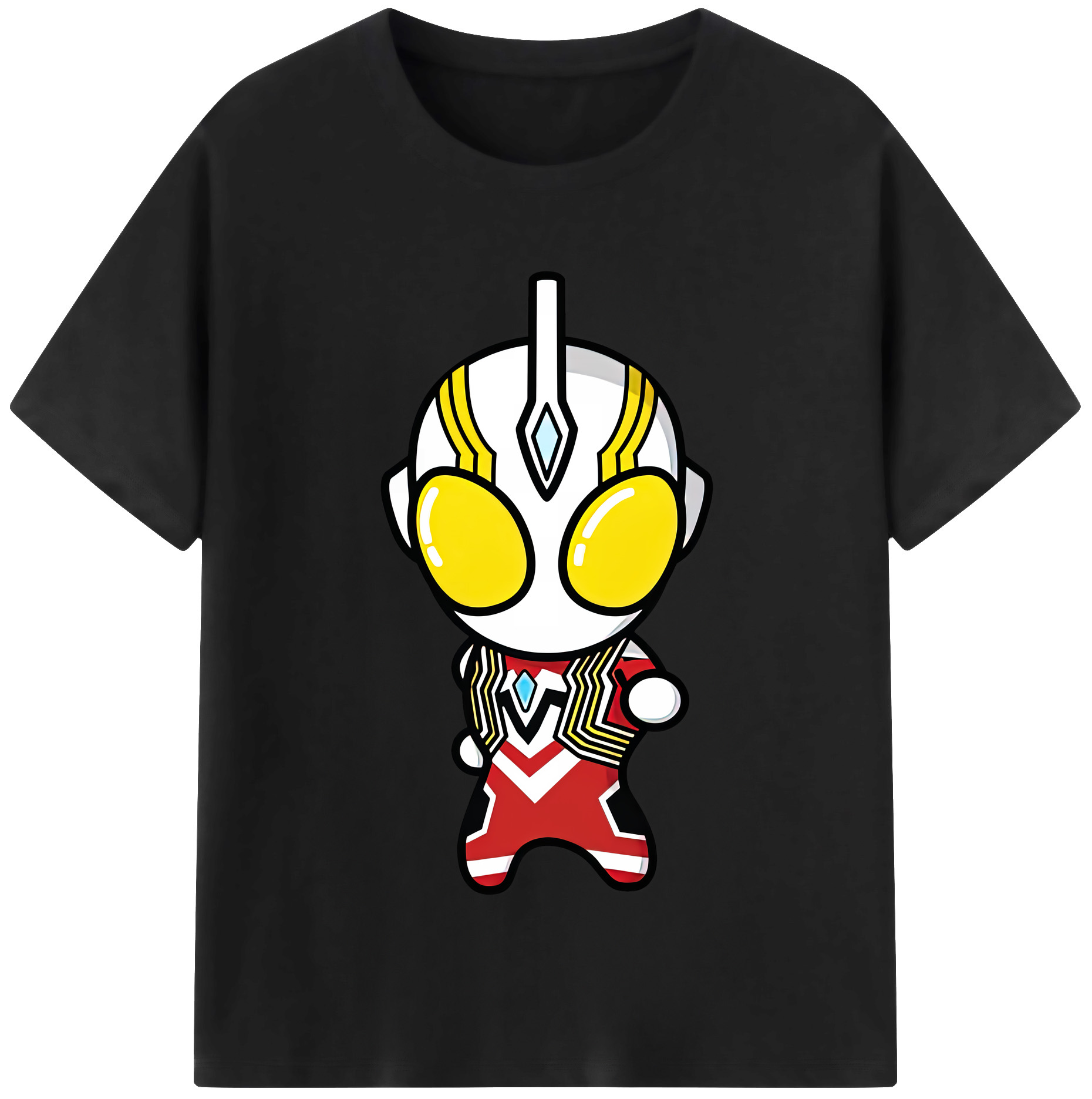 （画像用） ウルトラマン Ultraman レディースカジュアルプリントTシャツ（綿100％）