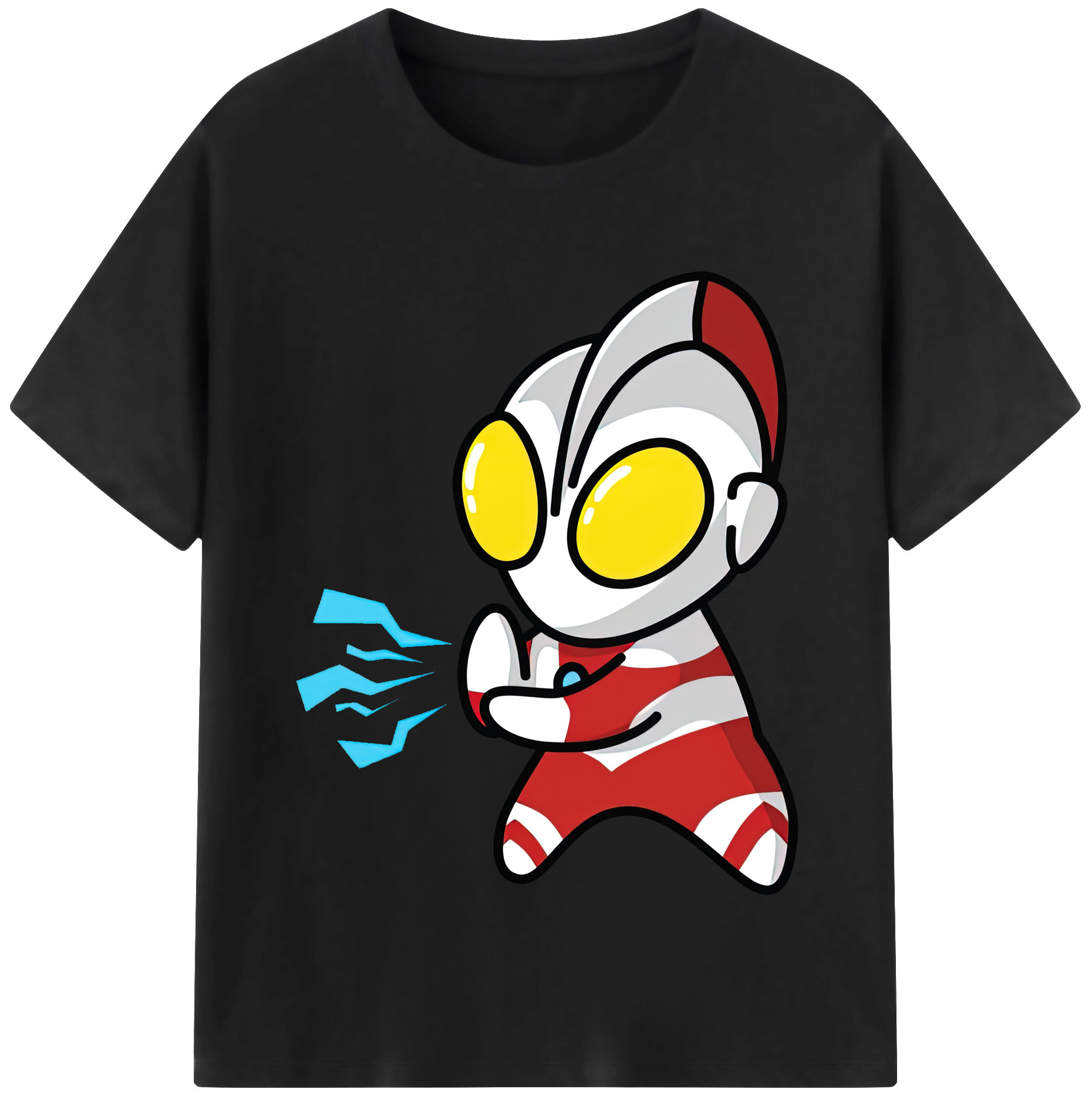 （画像用） ウルトラマン Ultraman レディースカジュアルプリントTシャツ（綿100％）
