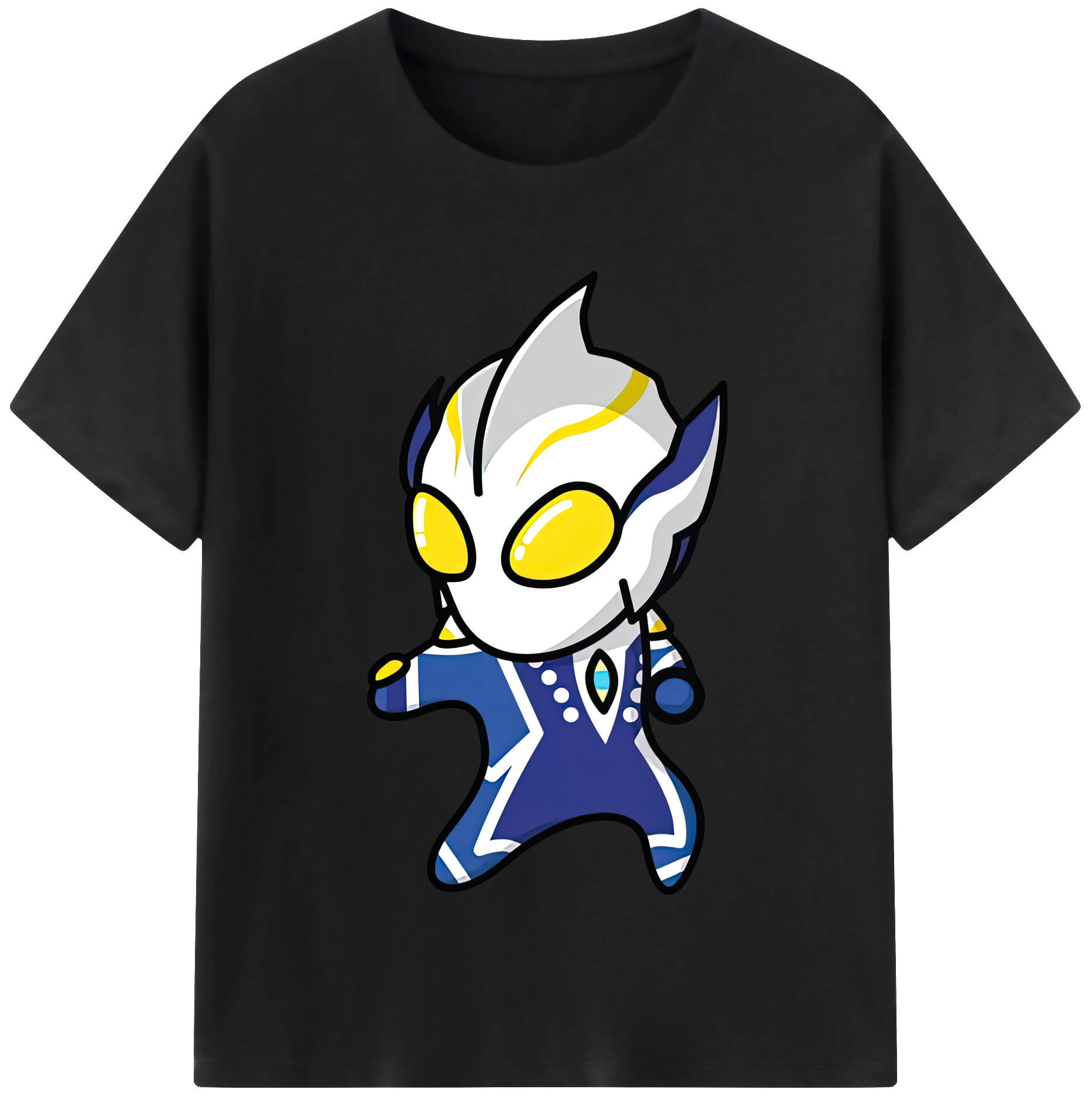 （画像用） ウルトラマン Ultraman レディースカジュアルプリントTシャツ（綿100％）
