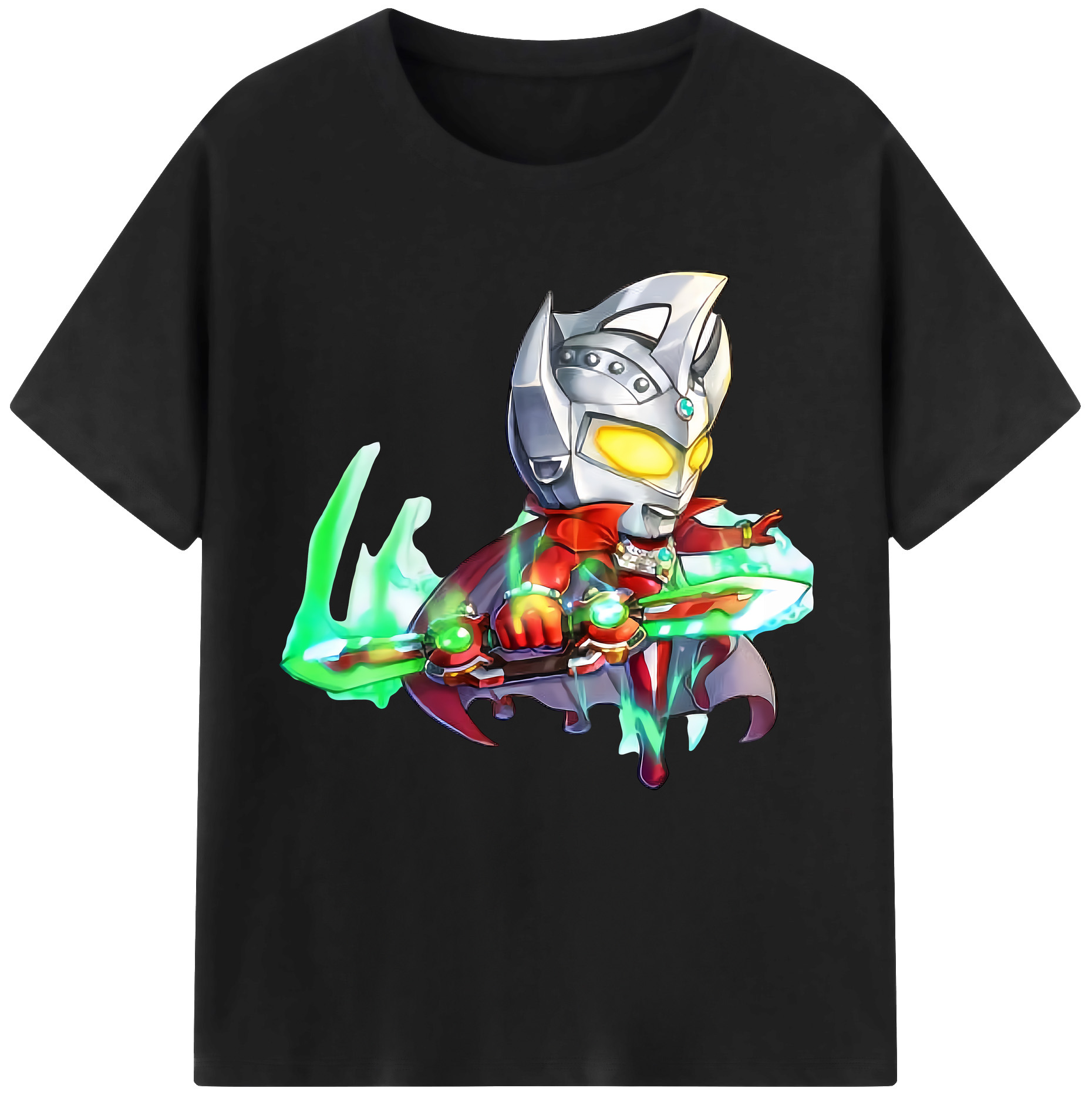 （画像用） ウルトラマン Ultraman レディースカジュアルプリントTシャツ（綿100％）