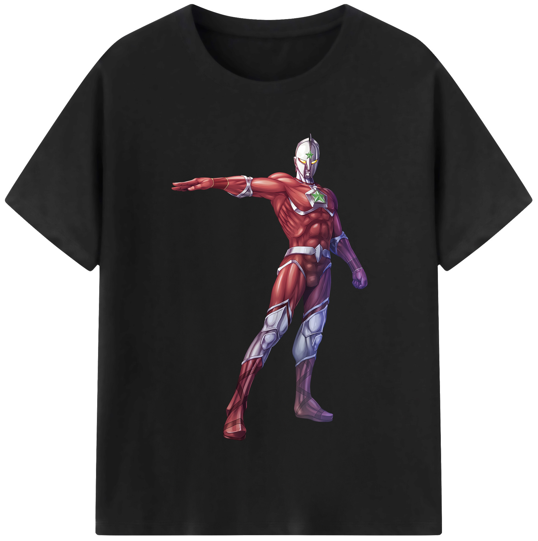 （画像用） ウルトラマン Ultraman レディースカジュアルプリントTシャツ（綿100％）