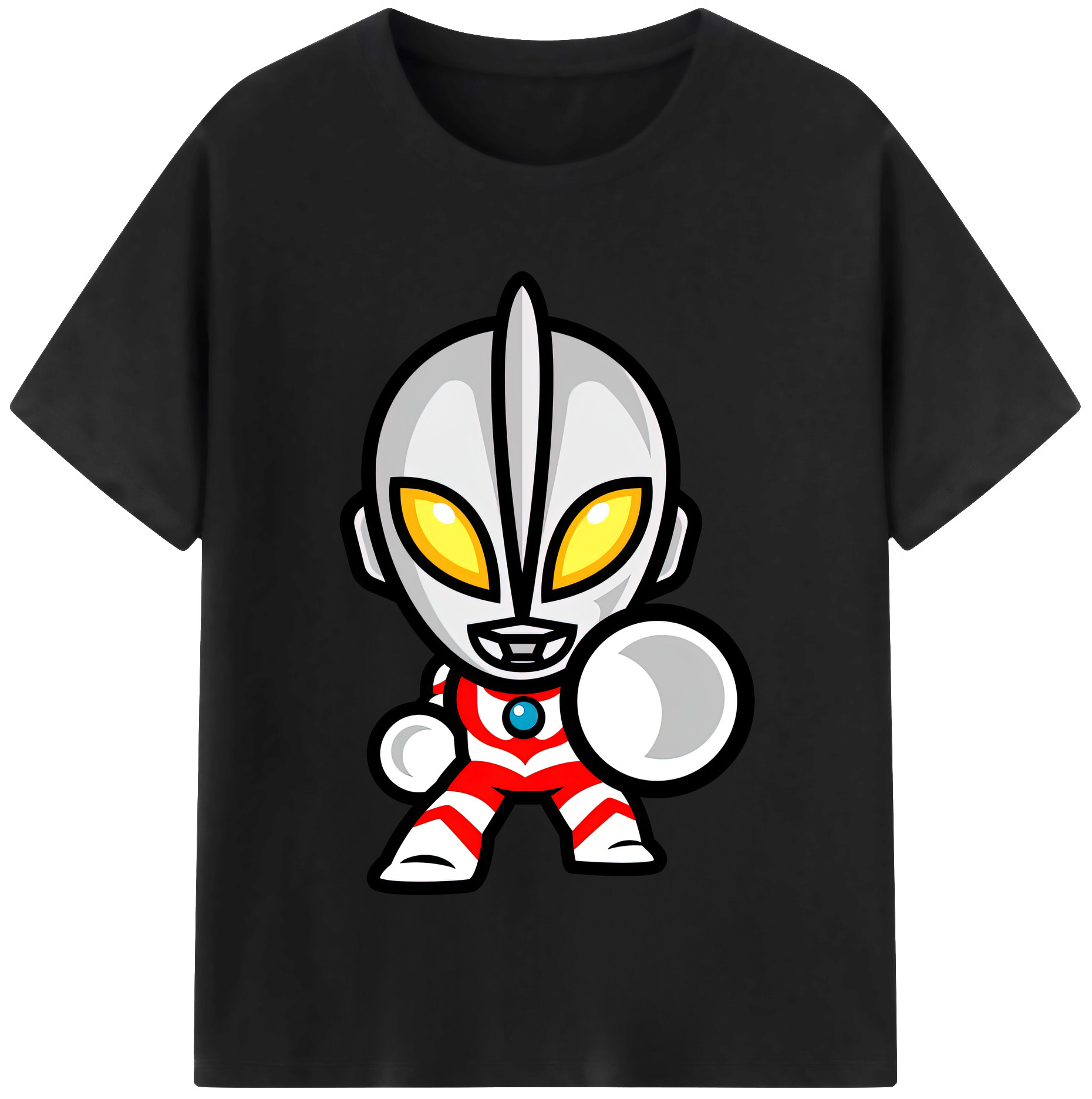 （画像用） ウルトラマン Ultraman レディースカジュアルプリントTシャツ（綿100％）