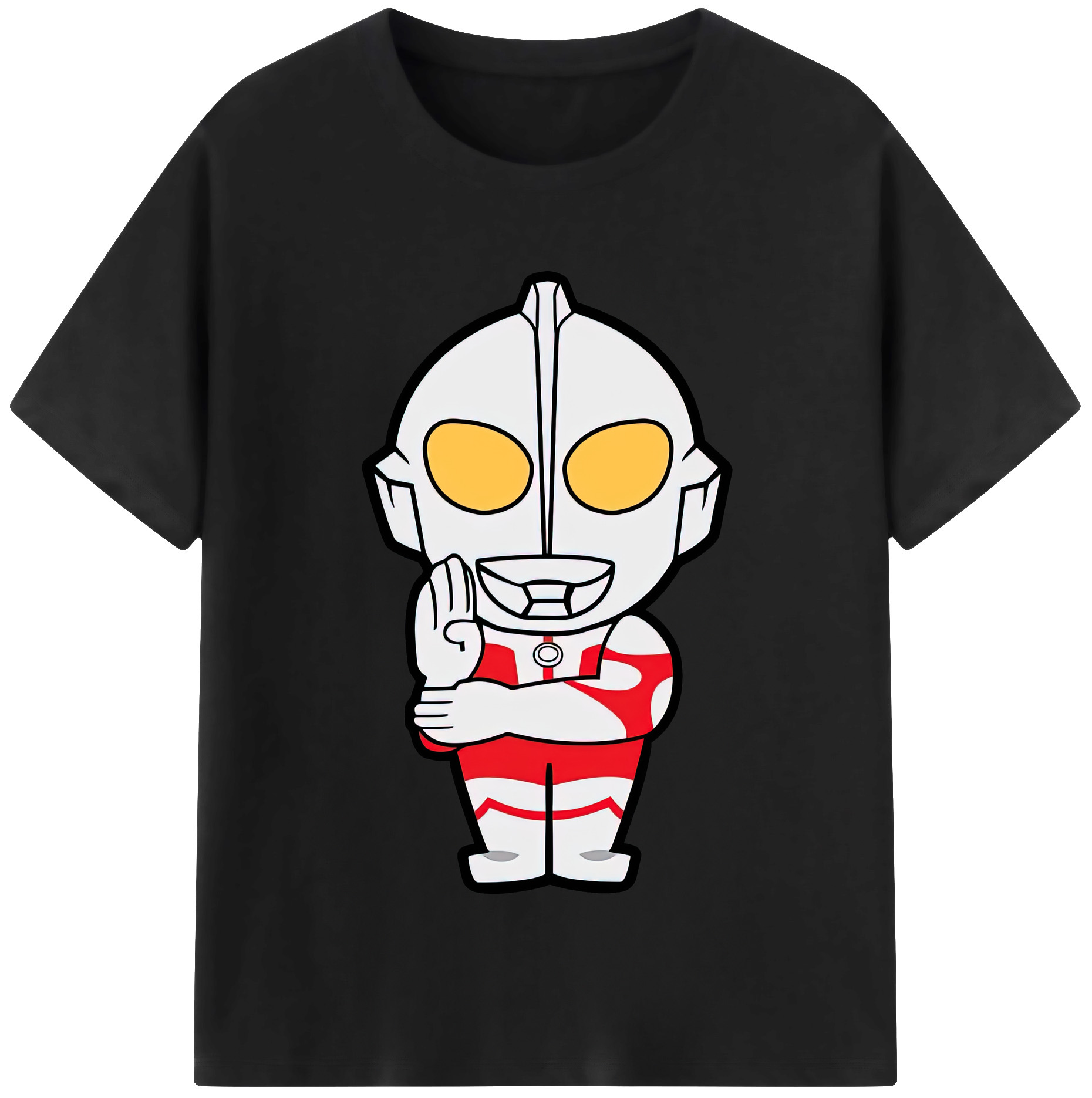 （画像用） ウルトラマン Ultraman レディースカジュアルプリントTシャツ（綿100％）