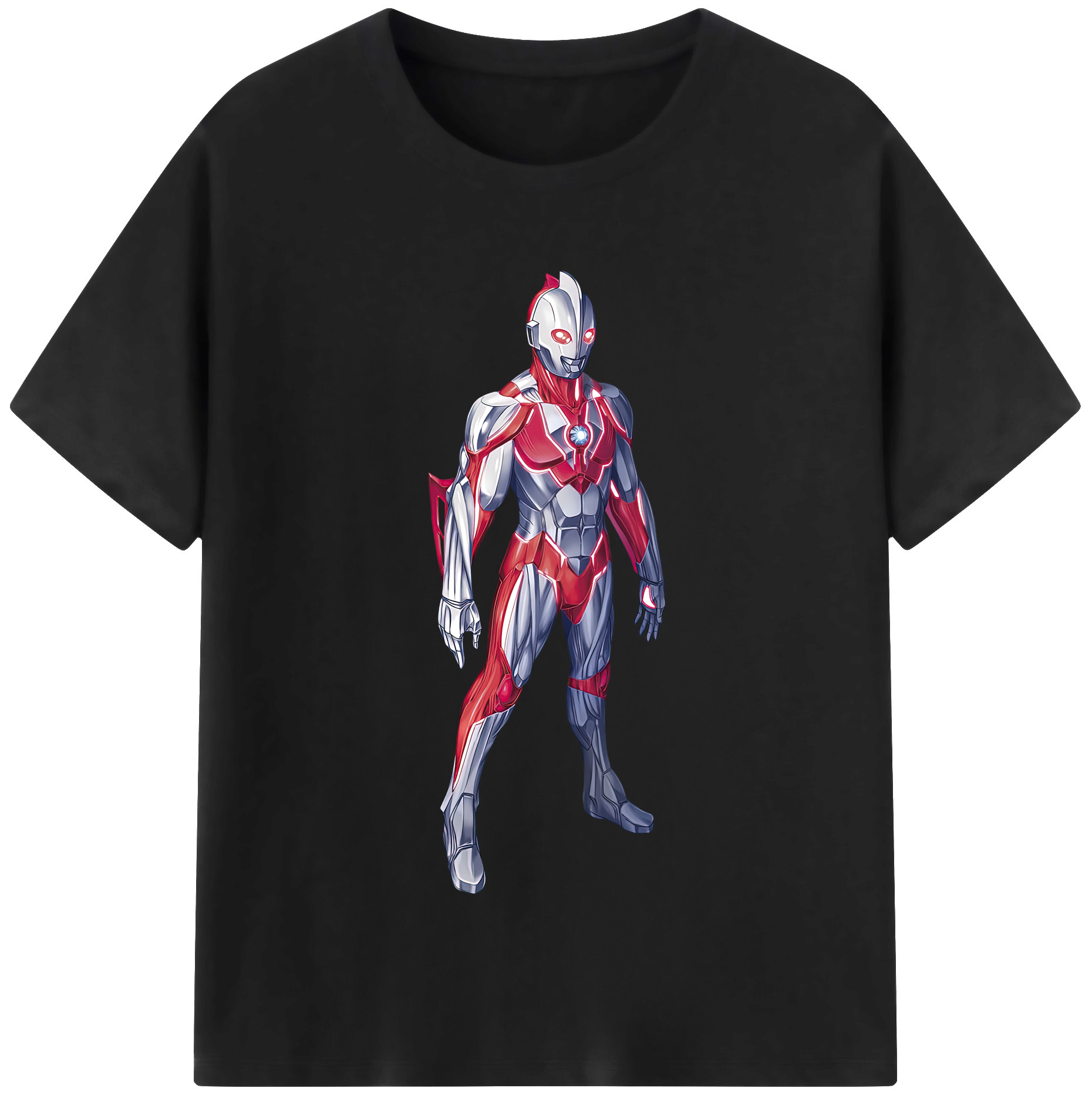 （画像用） ウルトラマン Ultraman レディースカジュアルプリントTシャツ（綿100％）