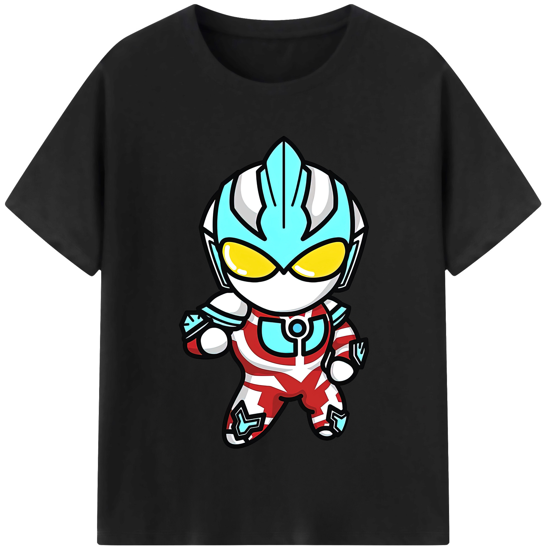 （画像用） ウルトラマン Ultraman レディースカジュアルプリントTシャツ（綿100％）