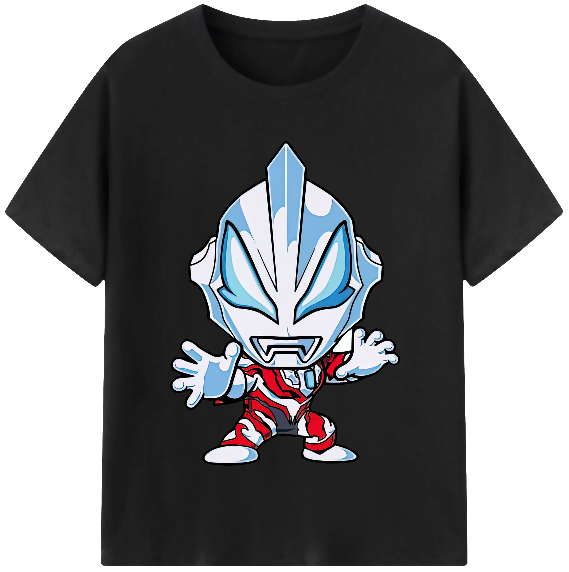 （画像用） ウルトラマン Ultraman レディースカジュアルプリントTシャツ（綿100％）