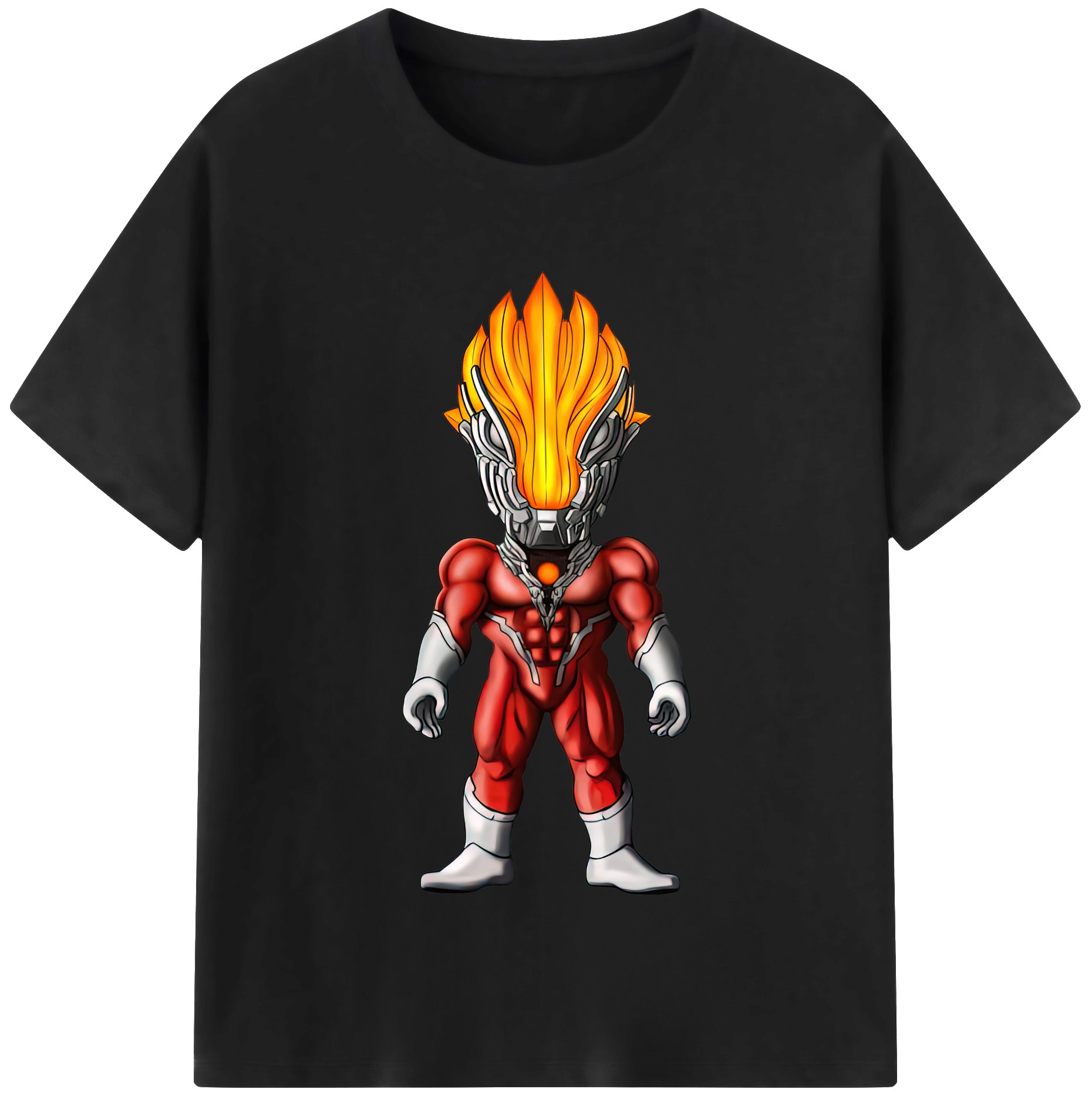 （画像用） ウルトラマン Ultraman レディースカジュアルプリントTシャツ（綿100％）