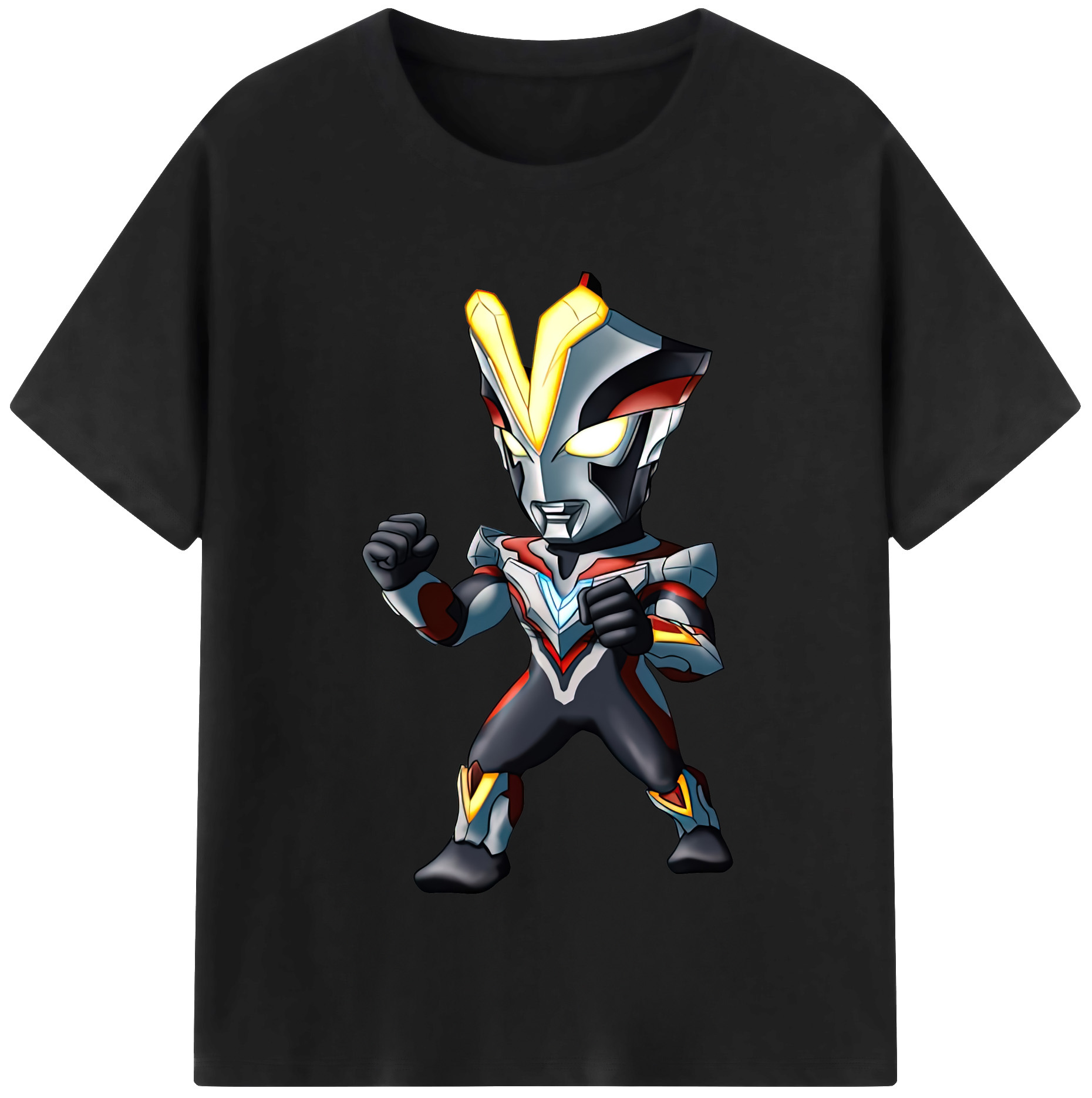 （画像用） ウルトラマン Ultraman レディースカジュアルプリントTシャツ（綿100％）