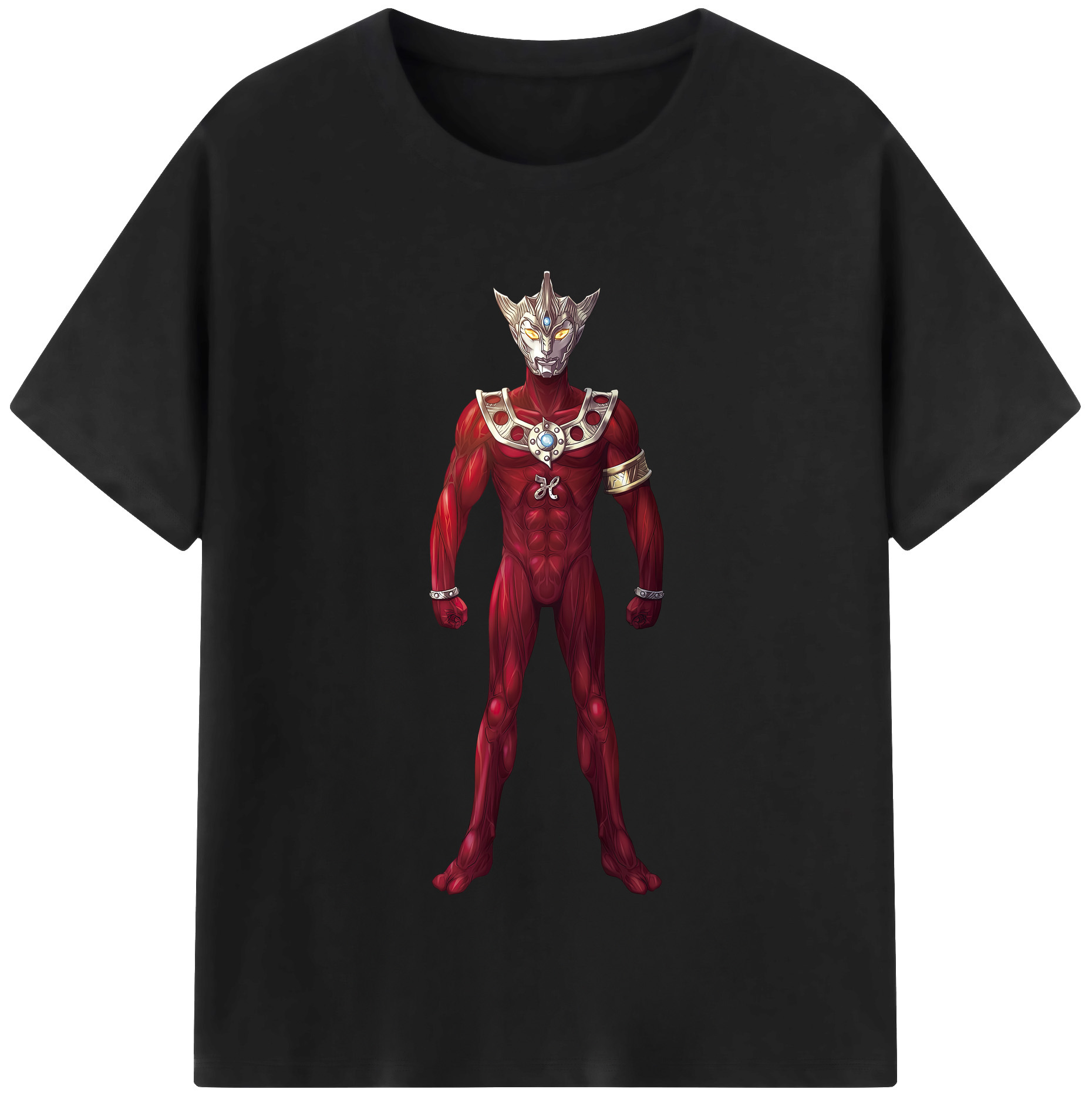（画像用） ウルトラマン Ultraman レディースカジュアルプリントTシャツ（綿100％）