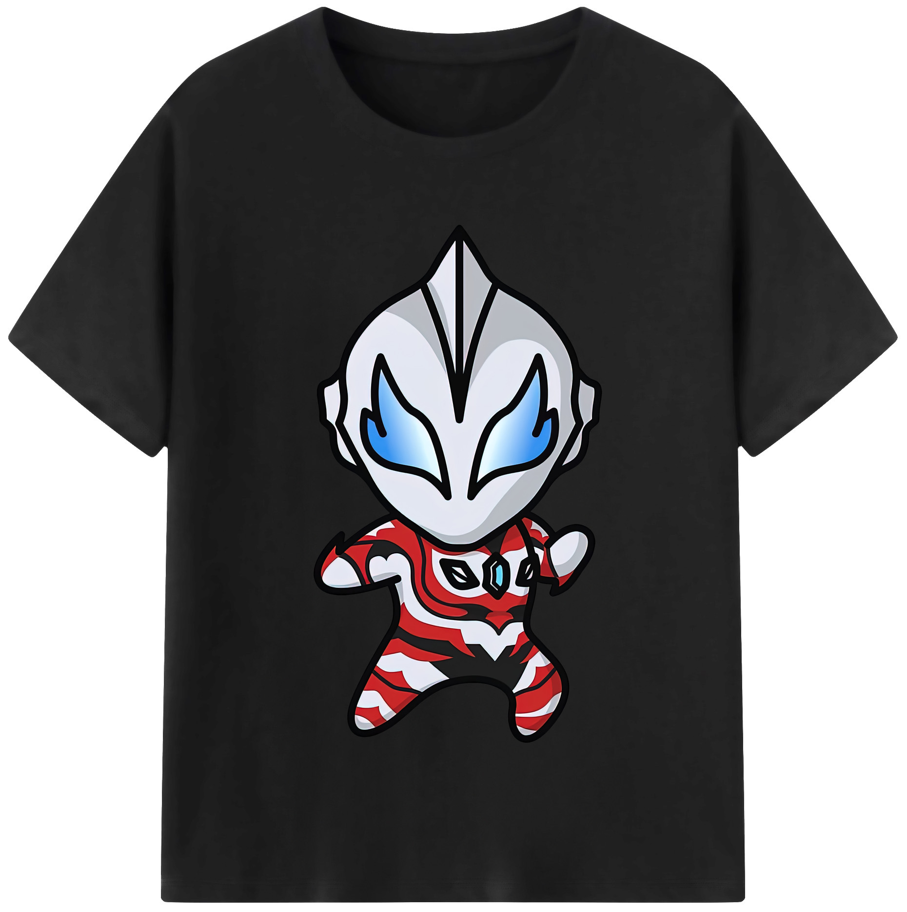 （画像用） ウルトラマン Ultraman レディースカジュアルプリントTシャツ（綿100％）