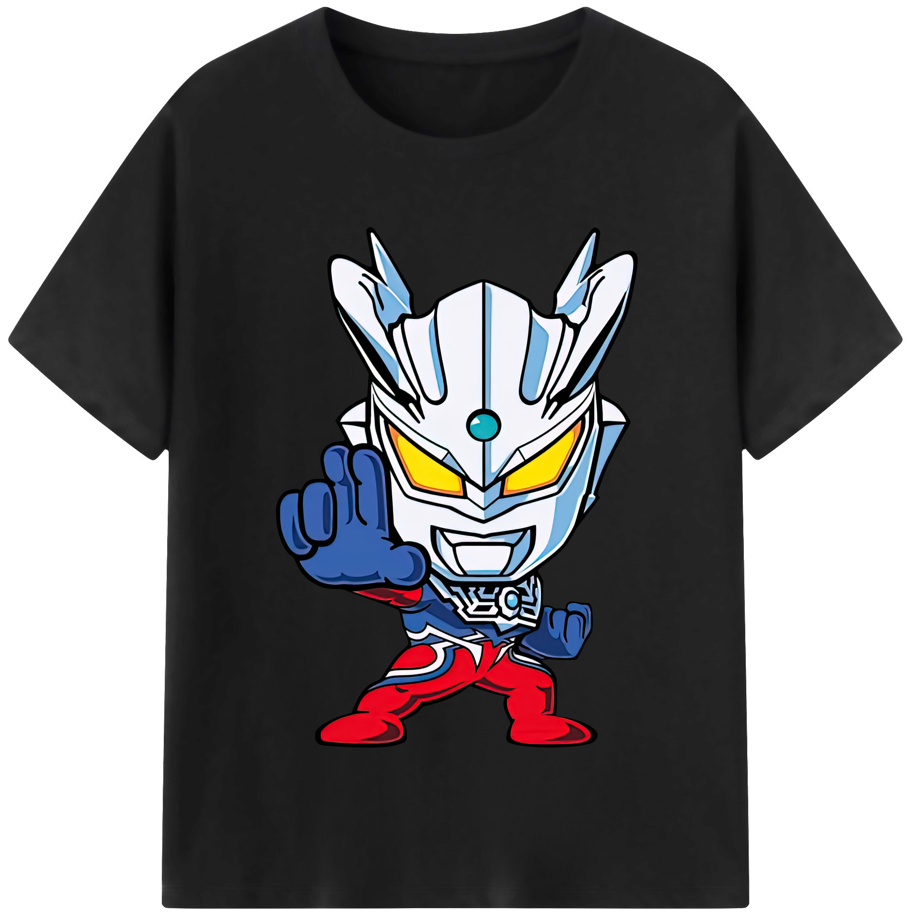 （画像用） ウルトラマン Ultraman レディースカジュアルプリントTシャツ（綿100％）