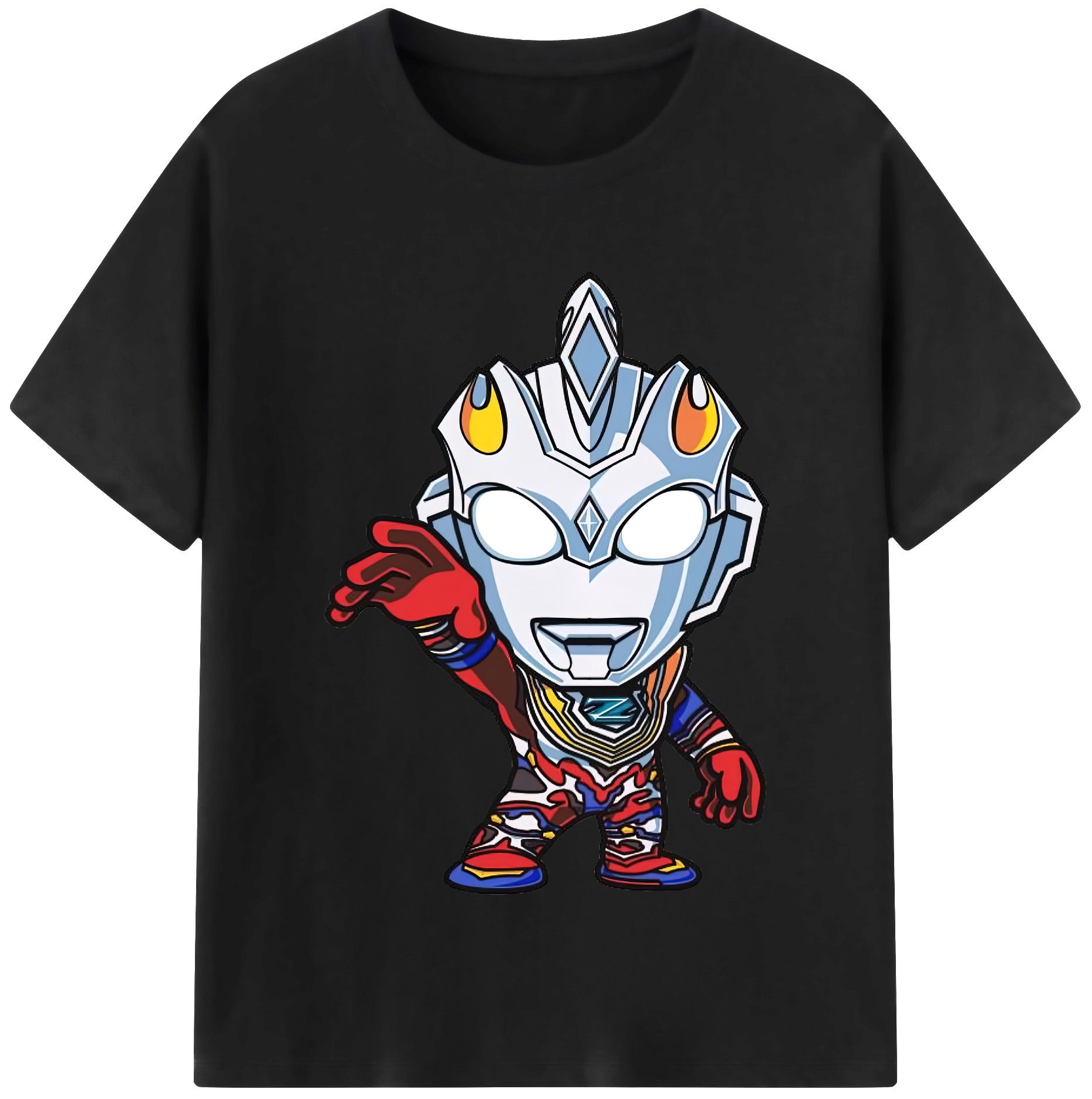 （画像用） ウルトラマン Ultraman レディースカジュアルプリントTシャツ（綿100％）