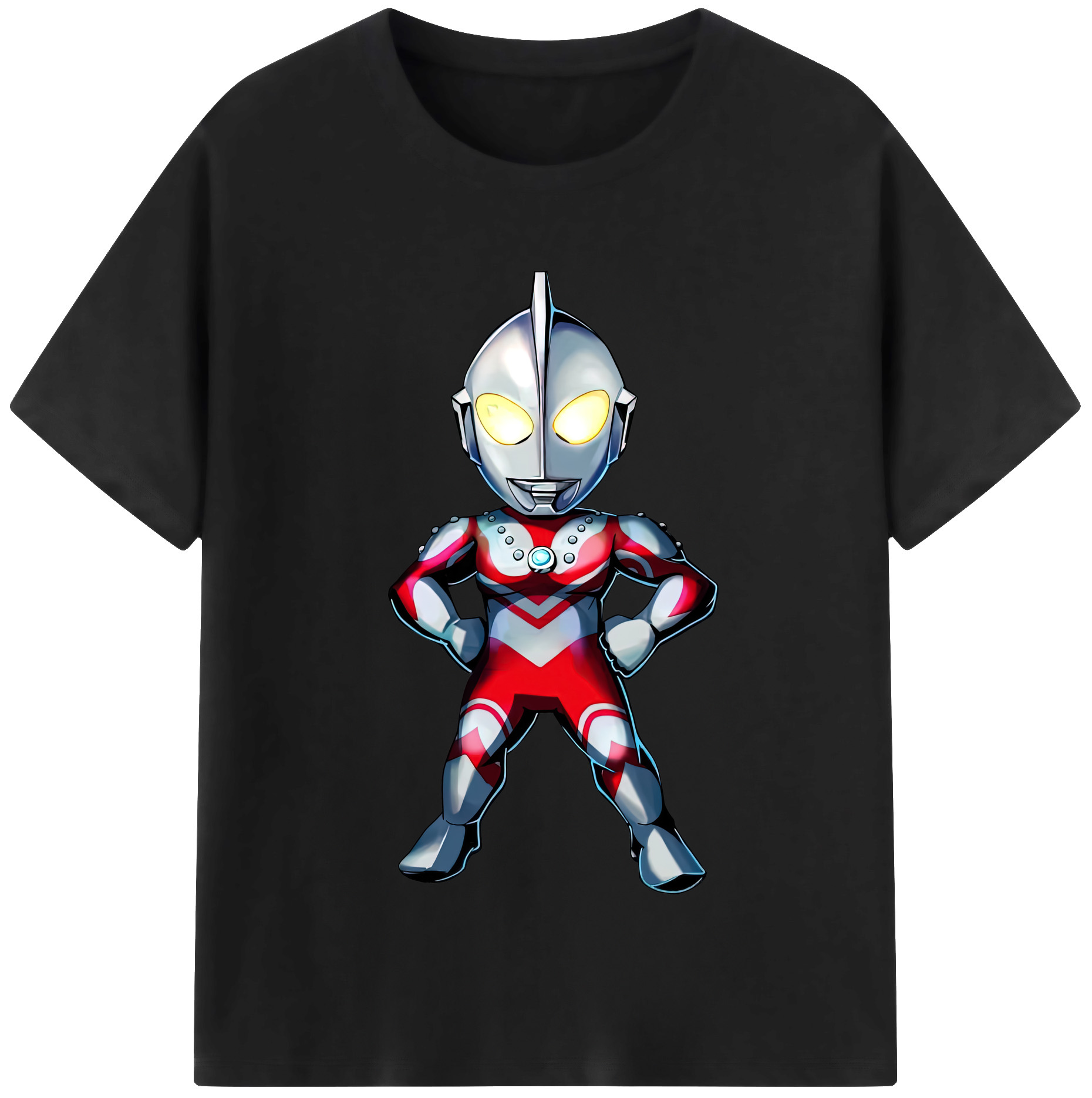 （画像用） ウルトラマン Ultraman レディースカジュアルプリントTシャツ（綿100％）