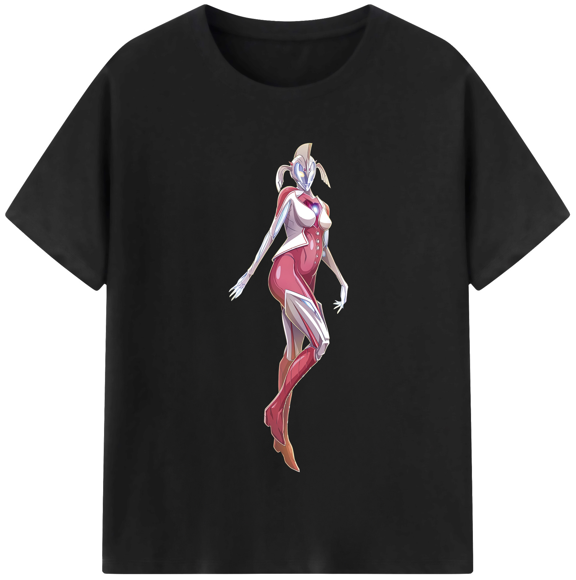 （画像用） ウルトラマン Ultraman レディースカジュアルプリントTシャツ（綿100％）