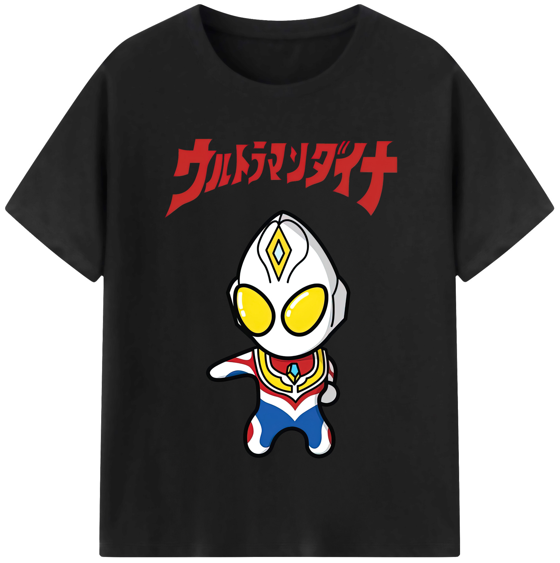 （画像用） ウルトラマン Ultraman レディースカジュアルプリントTシャツ（綿100％）