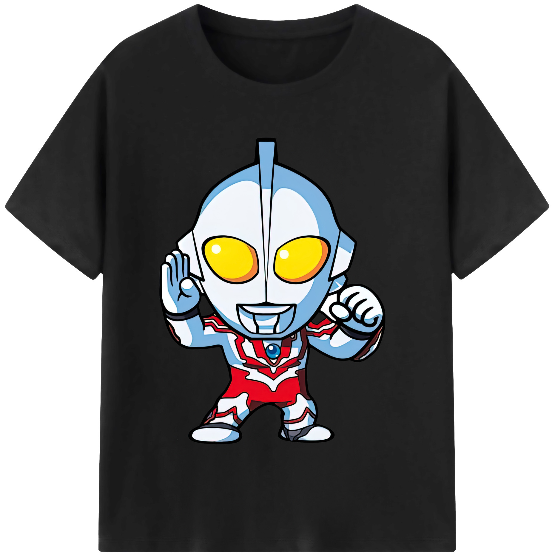 （画像用） ウルトラマン Ultraman レディースカジュアルプリントTシャツ（綿100％）