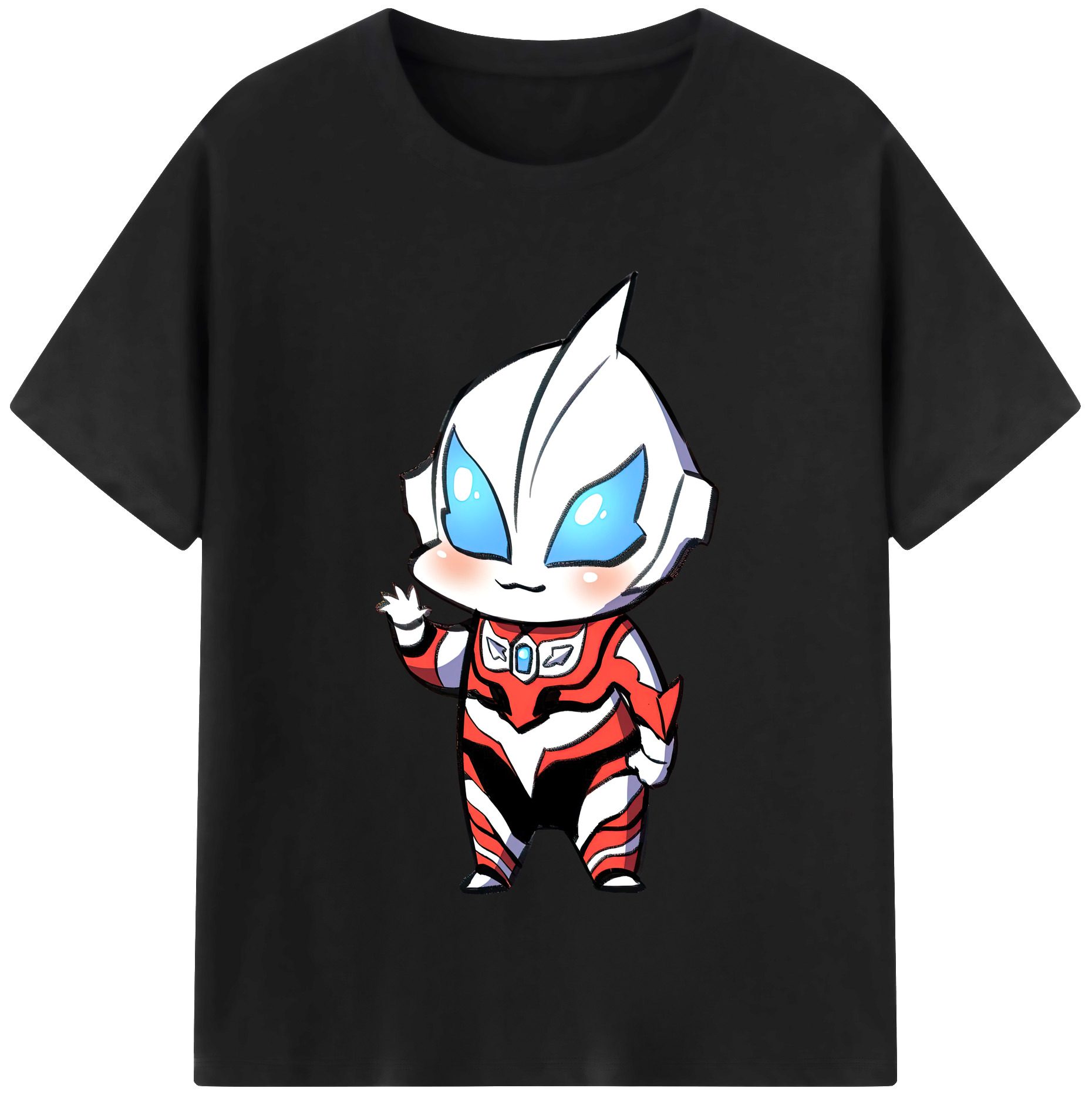 （画像用） ウルトラマン Ultraman レディースカジュアルプリントTシャツ（綿100％）