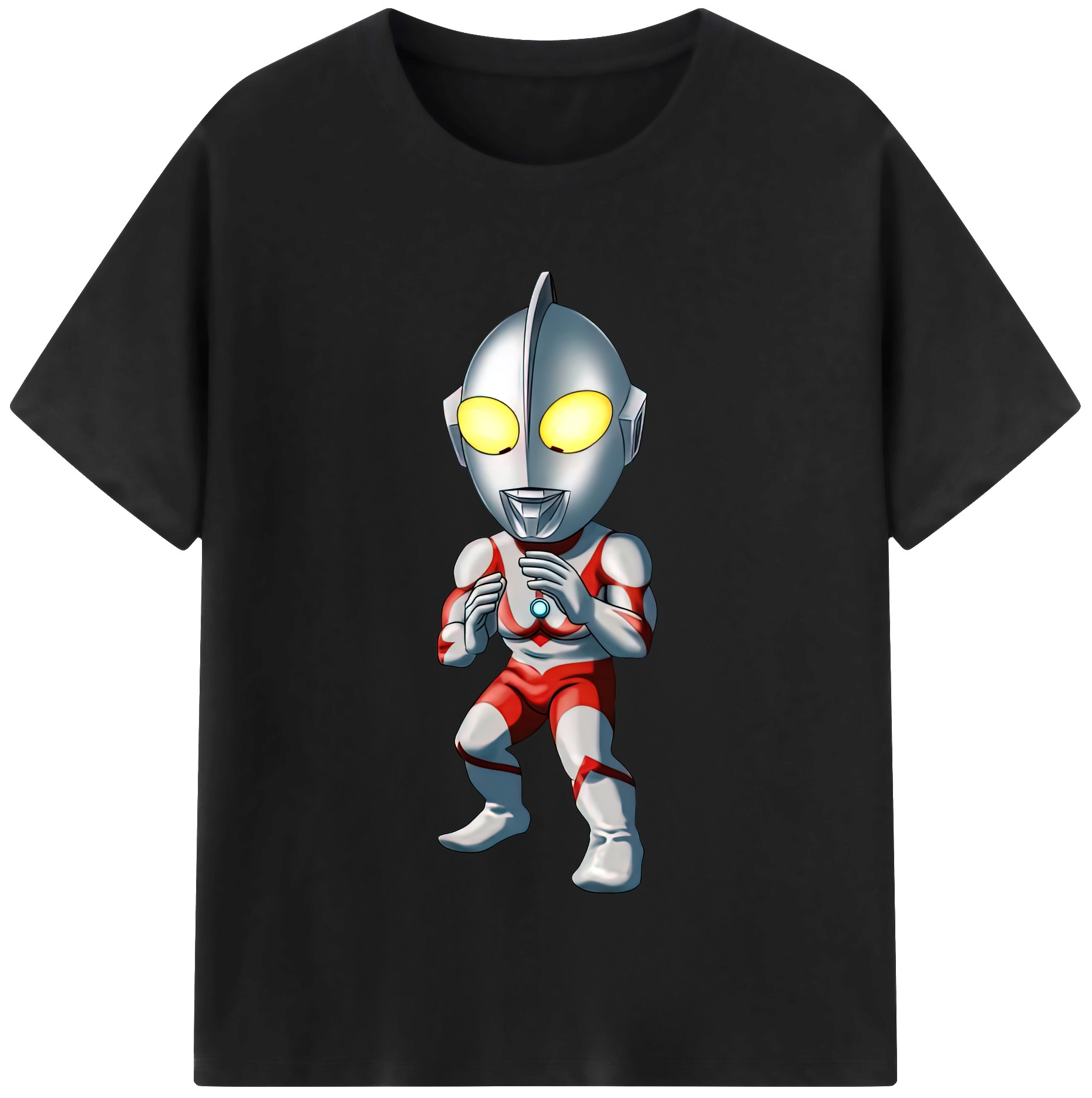 （画像用） ウルトラマン Ultraman レディースカジュアルプリントTシャツ（綿100％）