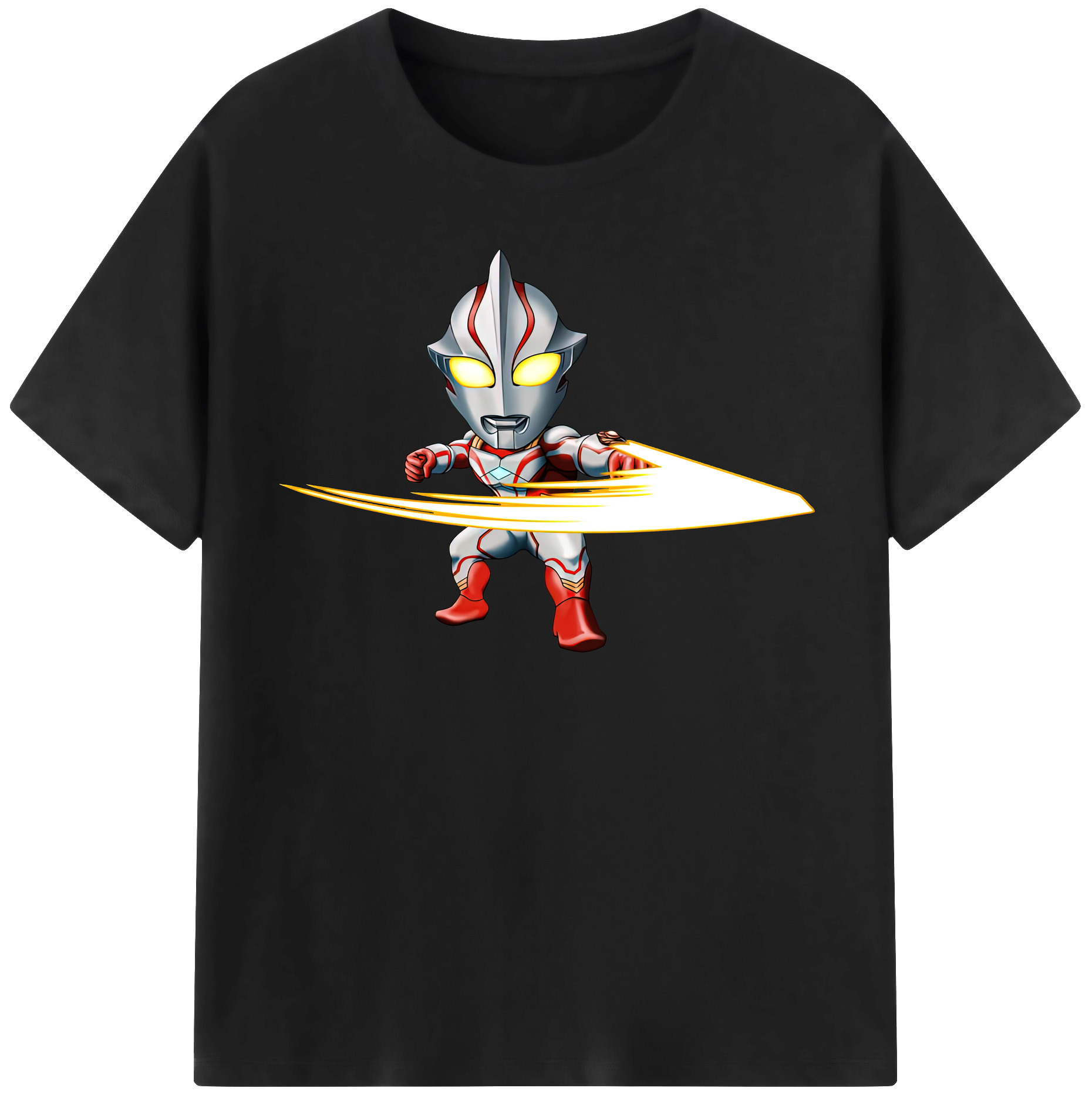 （画像用） ウルトラマン Ultraman レディースカジュアルプリントTシャツ（綿100％）