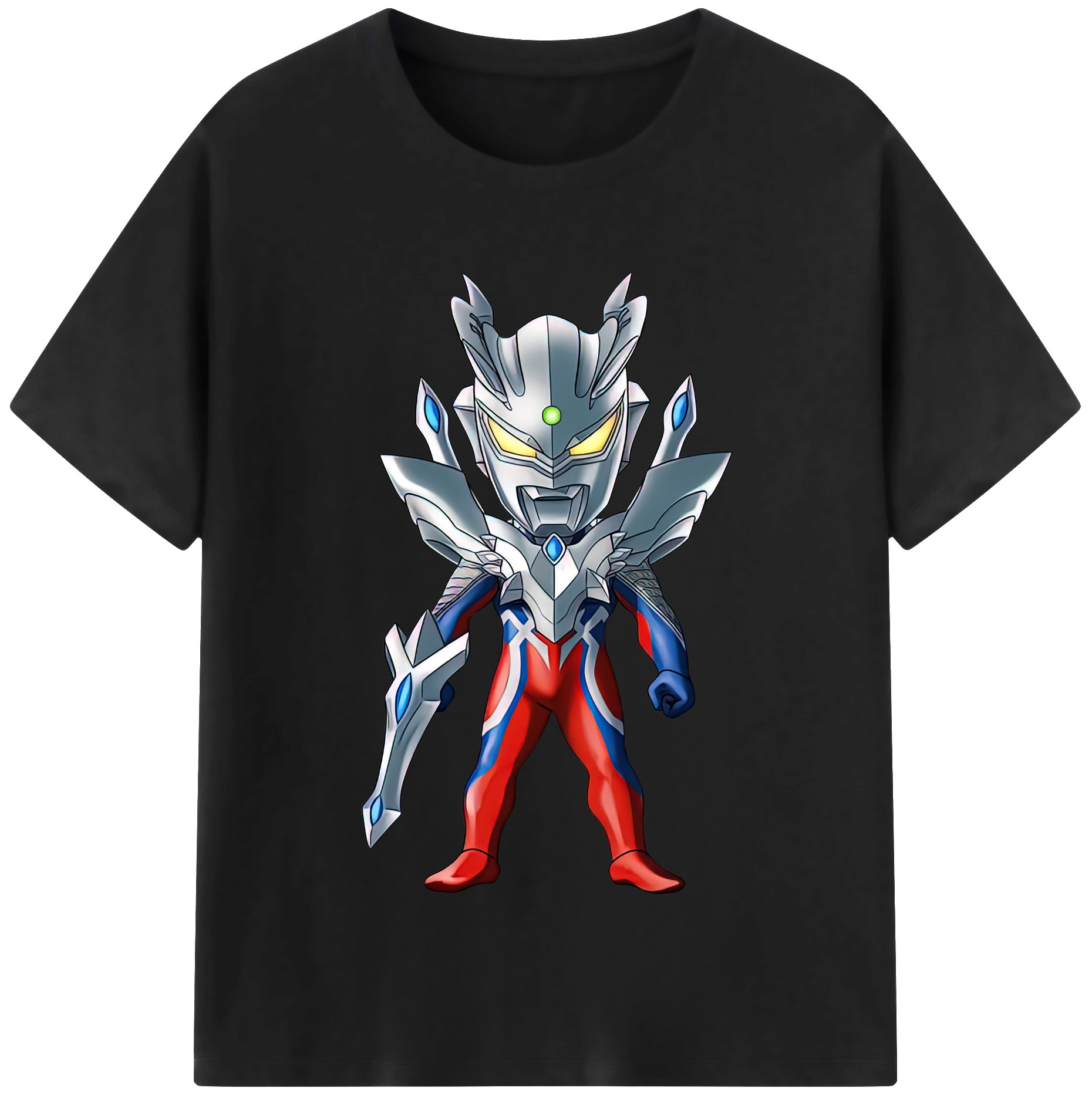 （画像用） ウルトラマン Ultraman レディースカジュアルプリントTシャツ（綿100％）