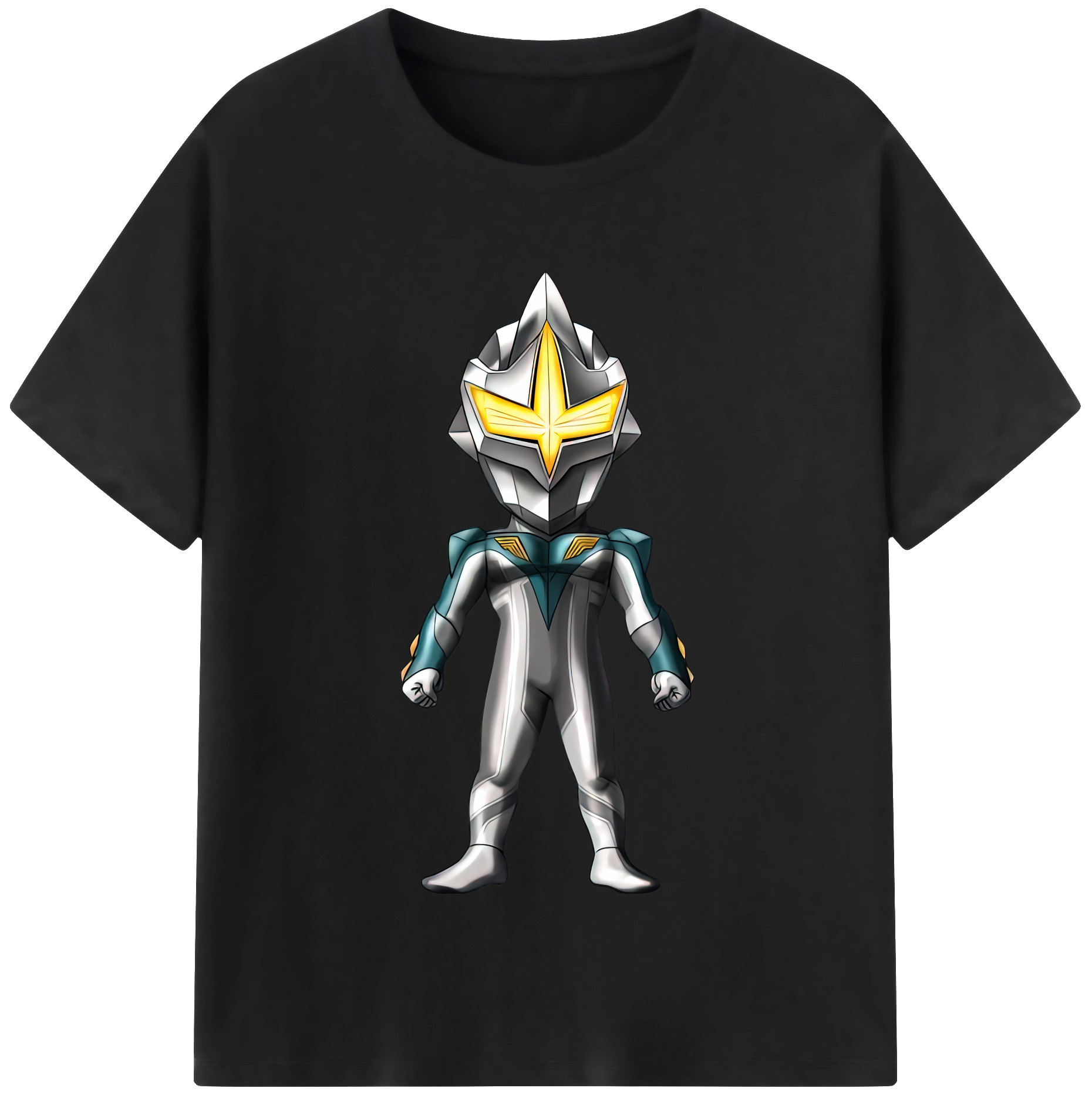（画像用） ウルトラマン Ultraman レディースカジュアルプリントTシャツ（綿100％）