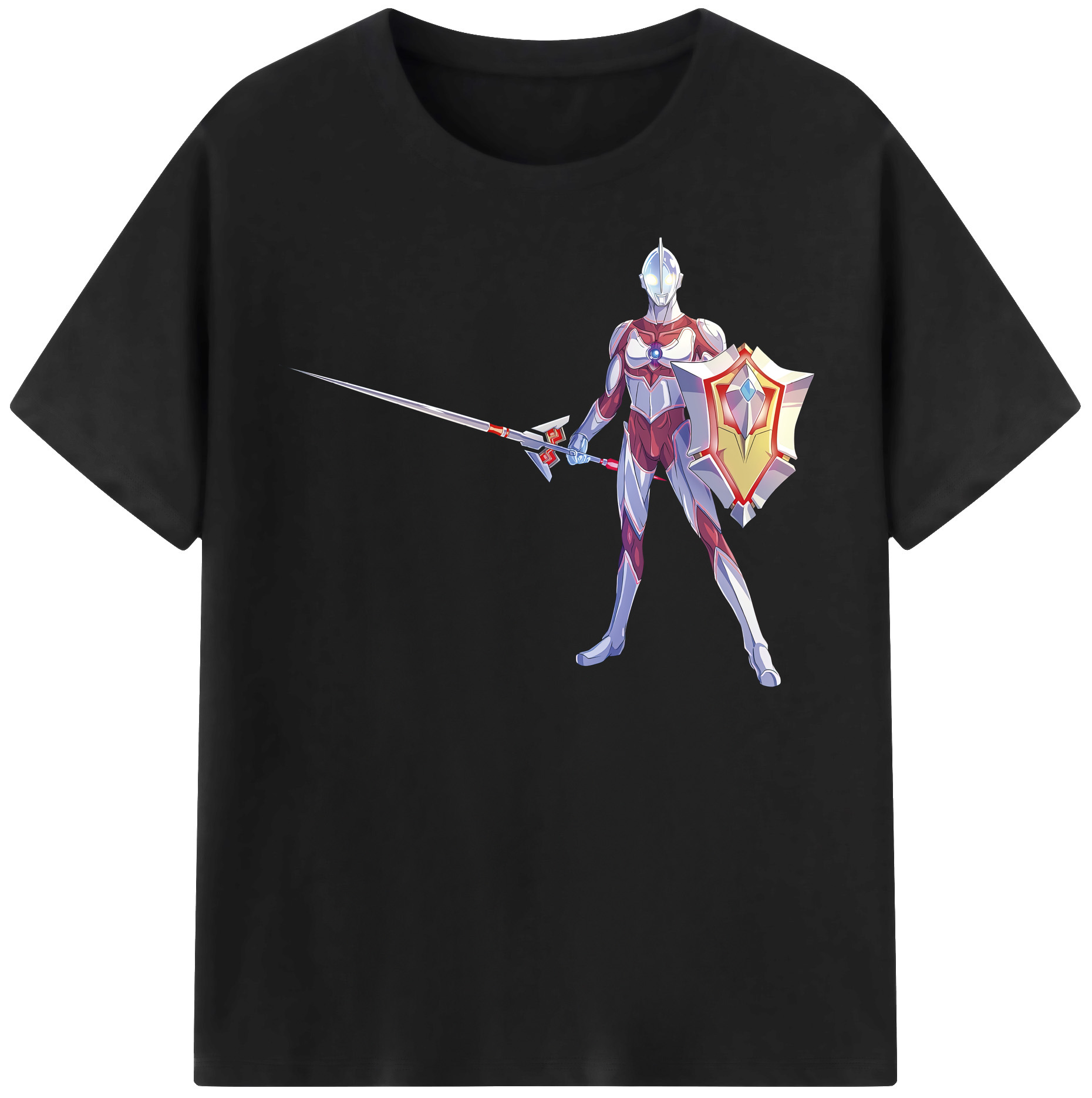 （画像用） ウルトラマン Ultraman レディースカジュアルプリントTシャツ（綿100％）