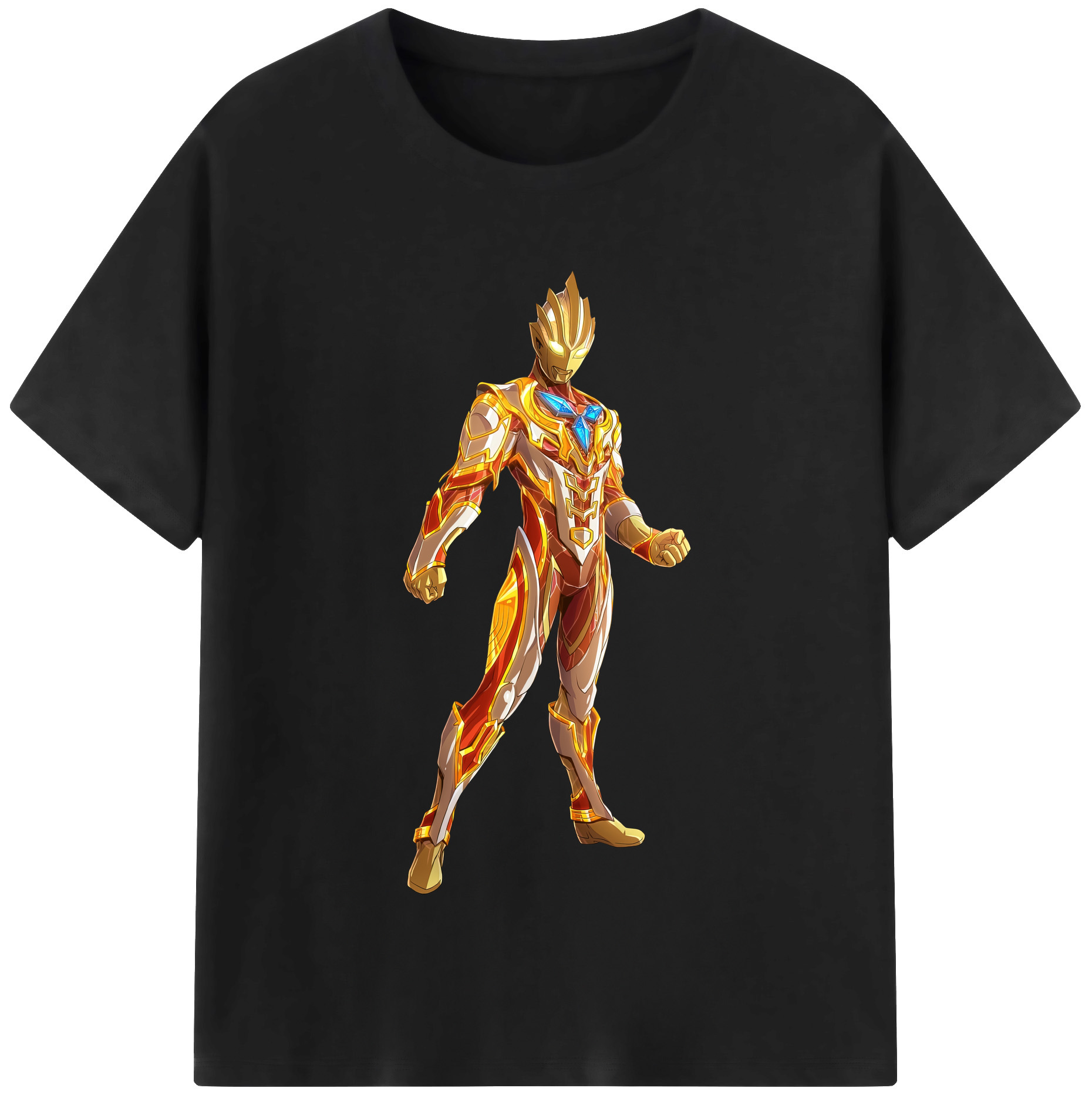 （画像用） ウルトラマン Ultraman レディースカジュアルプリントTシャツ（綿100％）