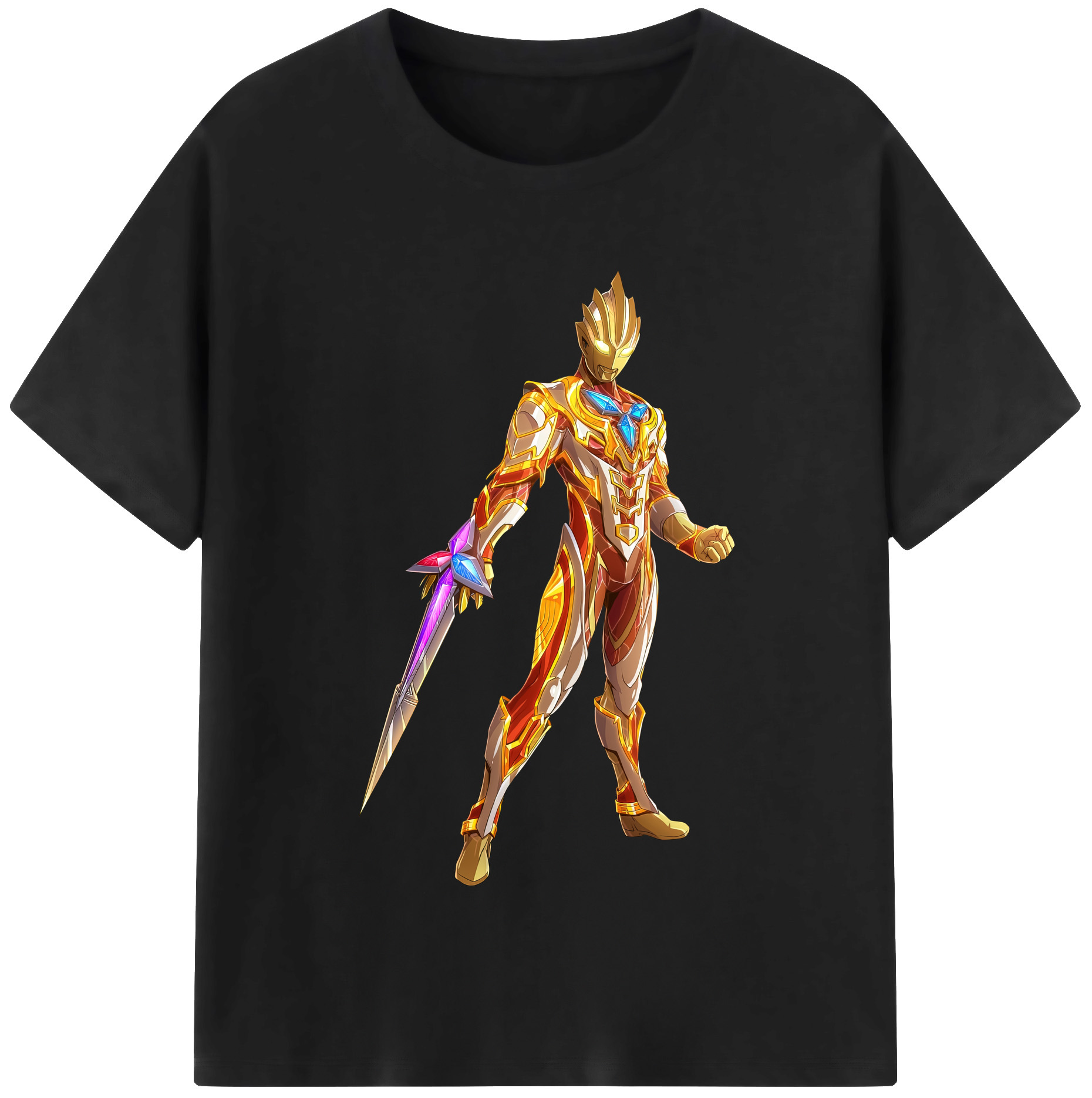 （画像用） ウルトラマン Ultraman レディースカジュアルプリントTシャツ（綿100％）