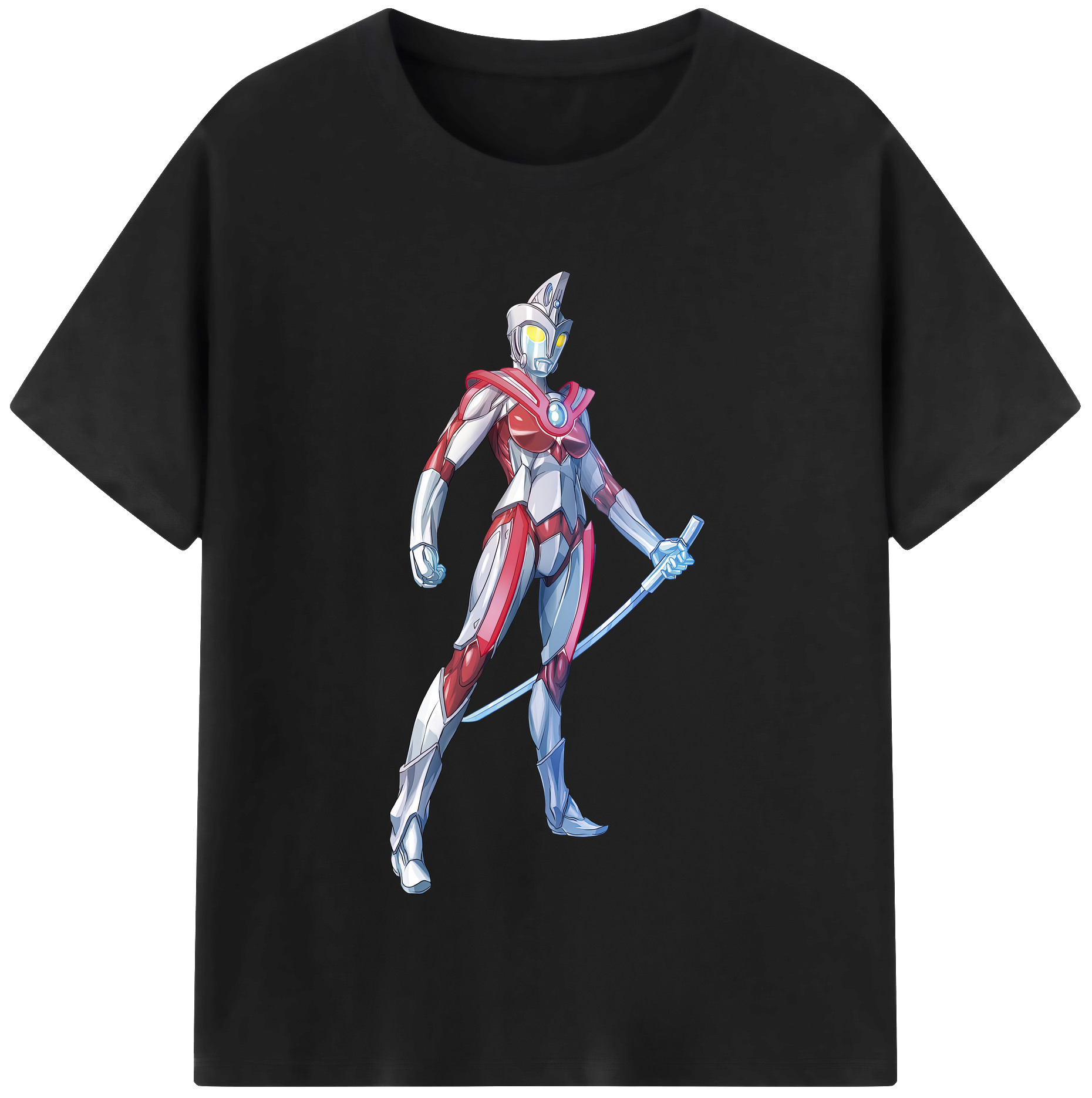 （画像用） ウルトラマン Ultraman レディースカジュアルプリントTシャツ（綿100％）