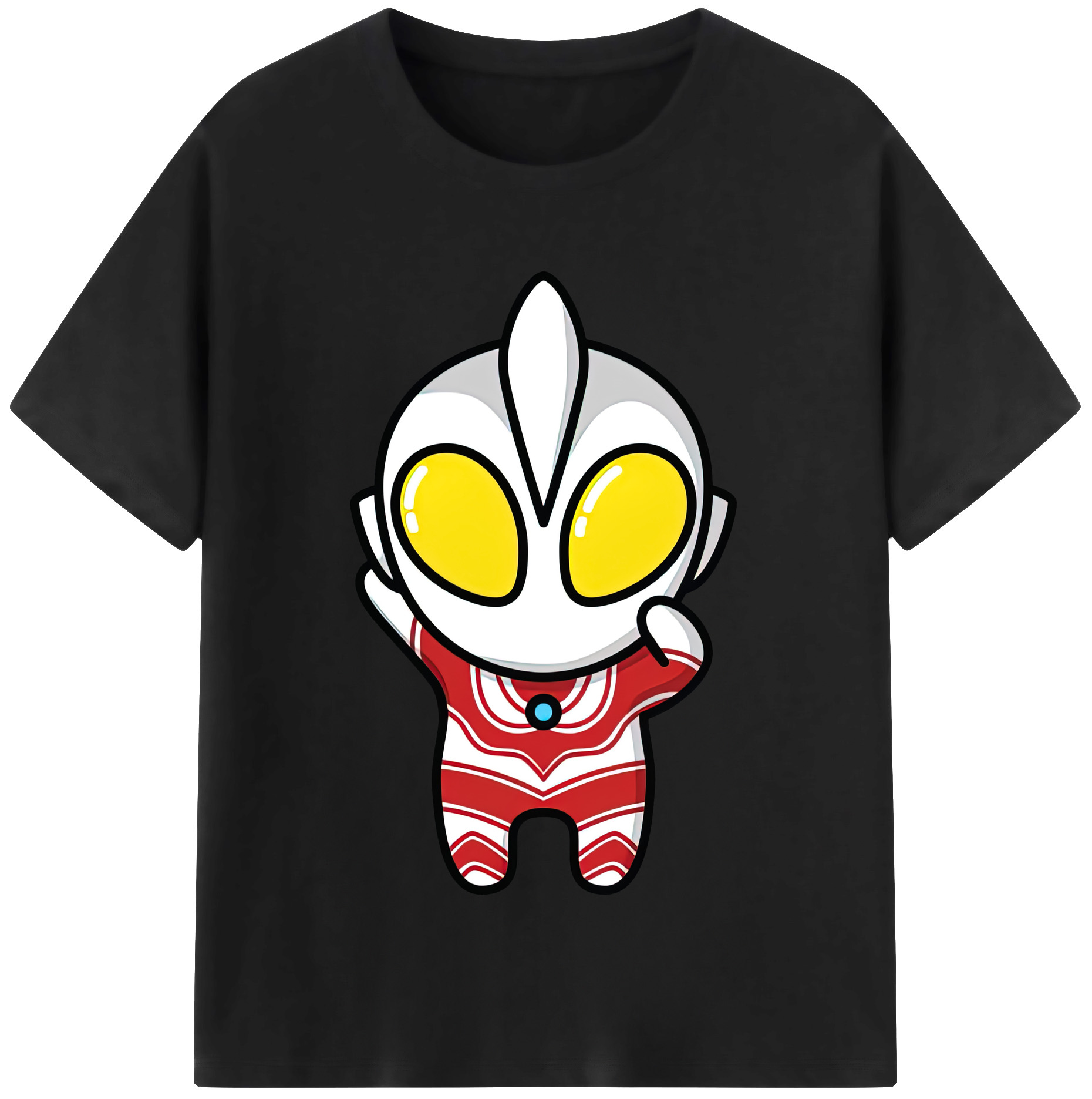（画像用） ウルトラマン Ultraman レディースカジュアルプリントTシャツ（綿100％）