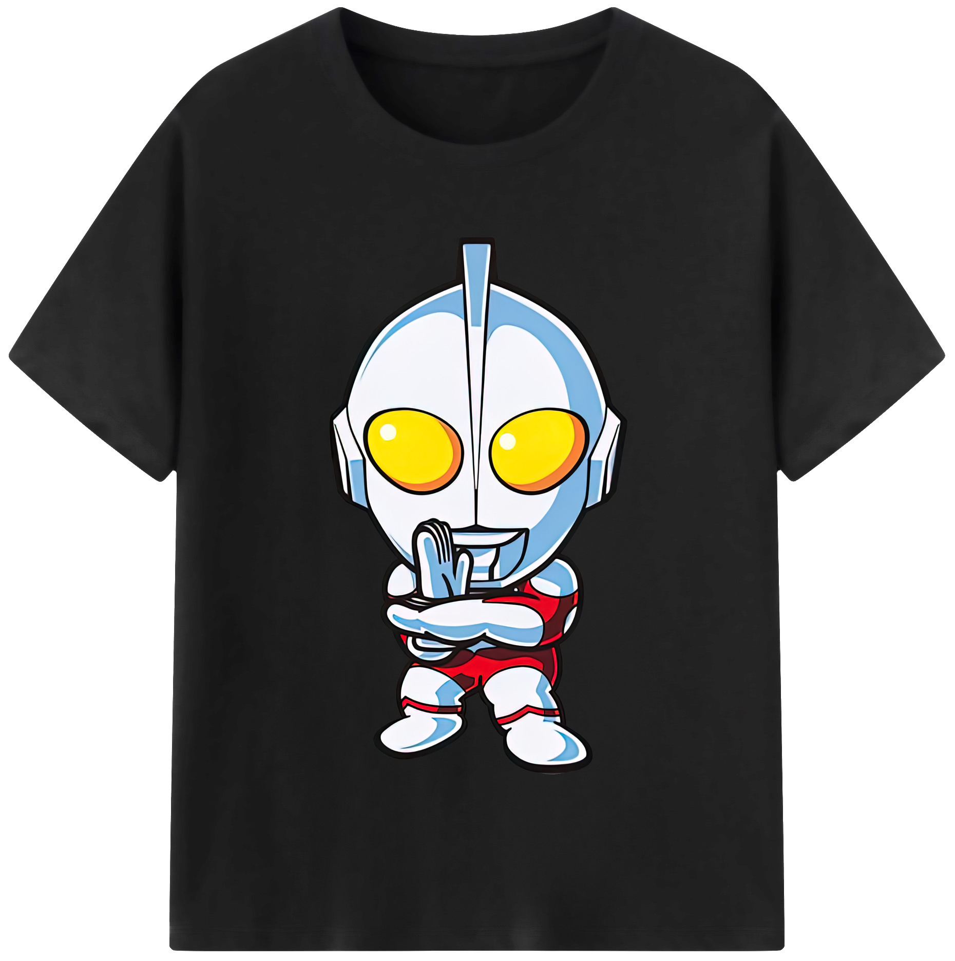 （画像用） ウルトラマン Ultraman レディースカジュアルプリントTシャツ（綿100％）