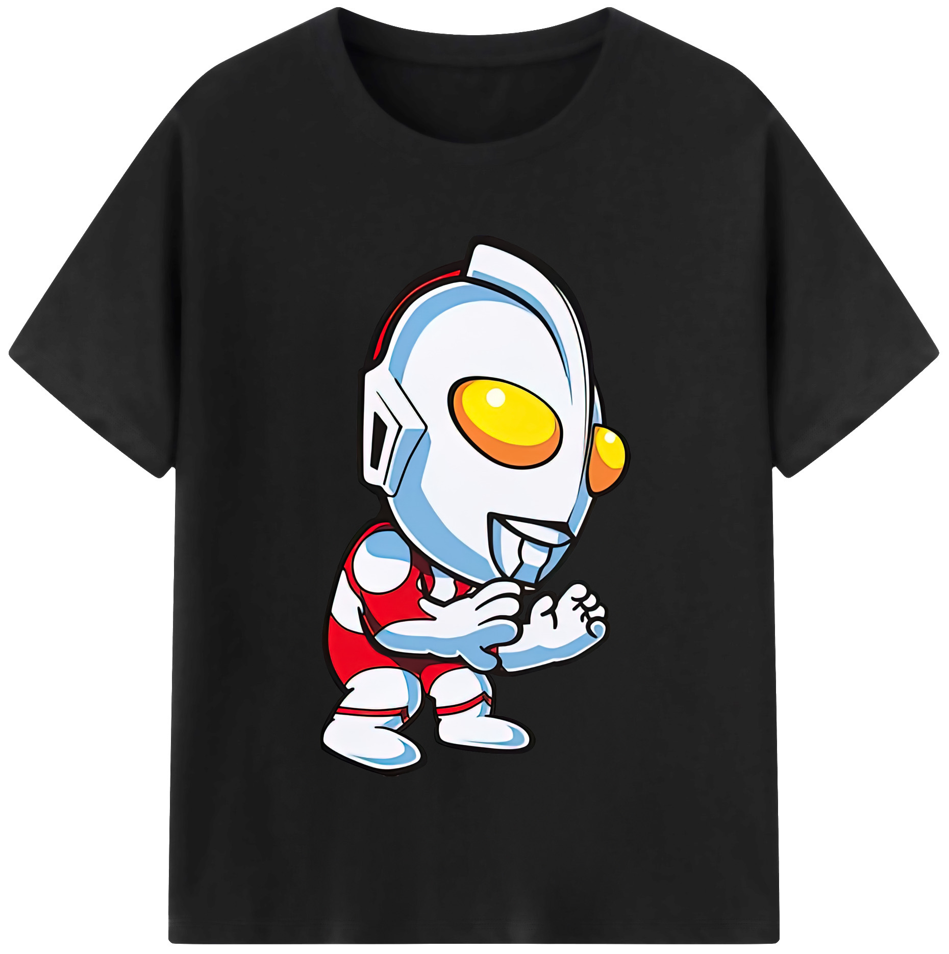 （画像用） ウルトラマン Ultraman レディースカジュアルプリントTシャツ（綿100％）